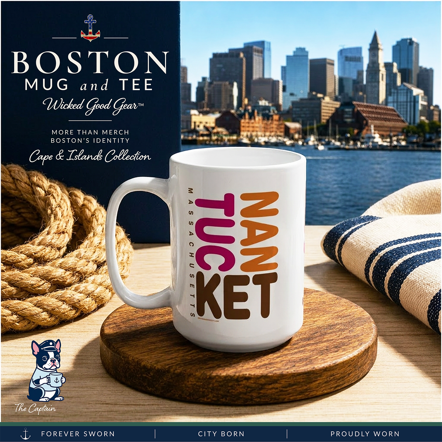Nantucket Massachusetts 15oz Mug,Nantucket Coffee Mug,Nantucket Gift,Cape Cod Coffee Mug, Cape Cod Mug,Nantucket, Massachusetts Coffee Mug product thumbnail image