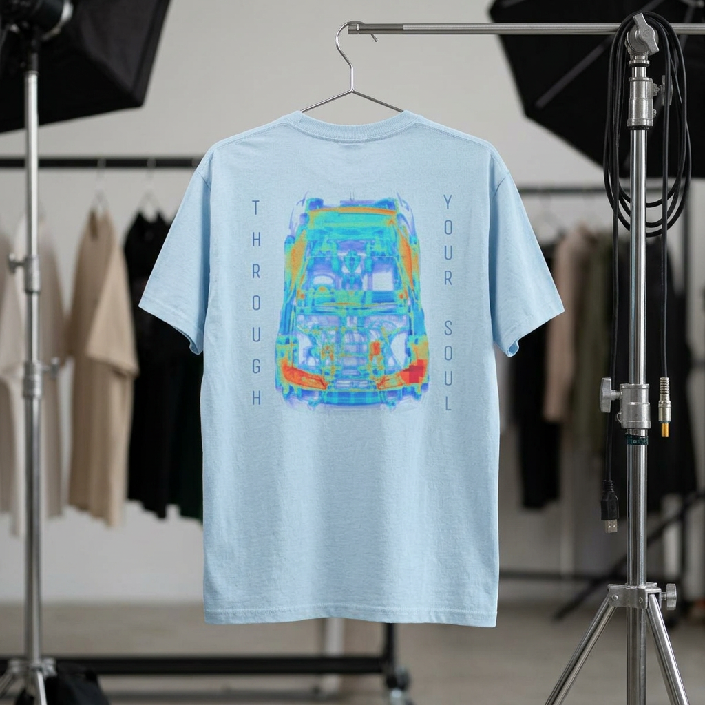 'Through Your Soul' Car Art Graphic Tee product thumbnail image 'Through Your Soul' Car Art Graphic Tee product thumbnail image