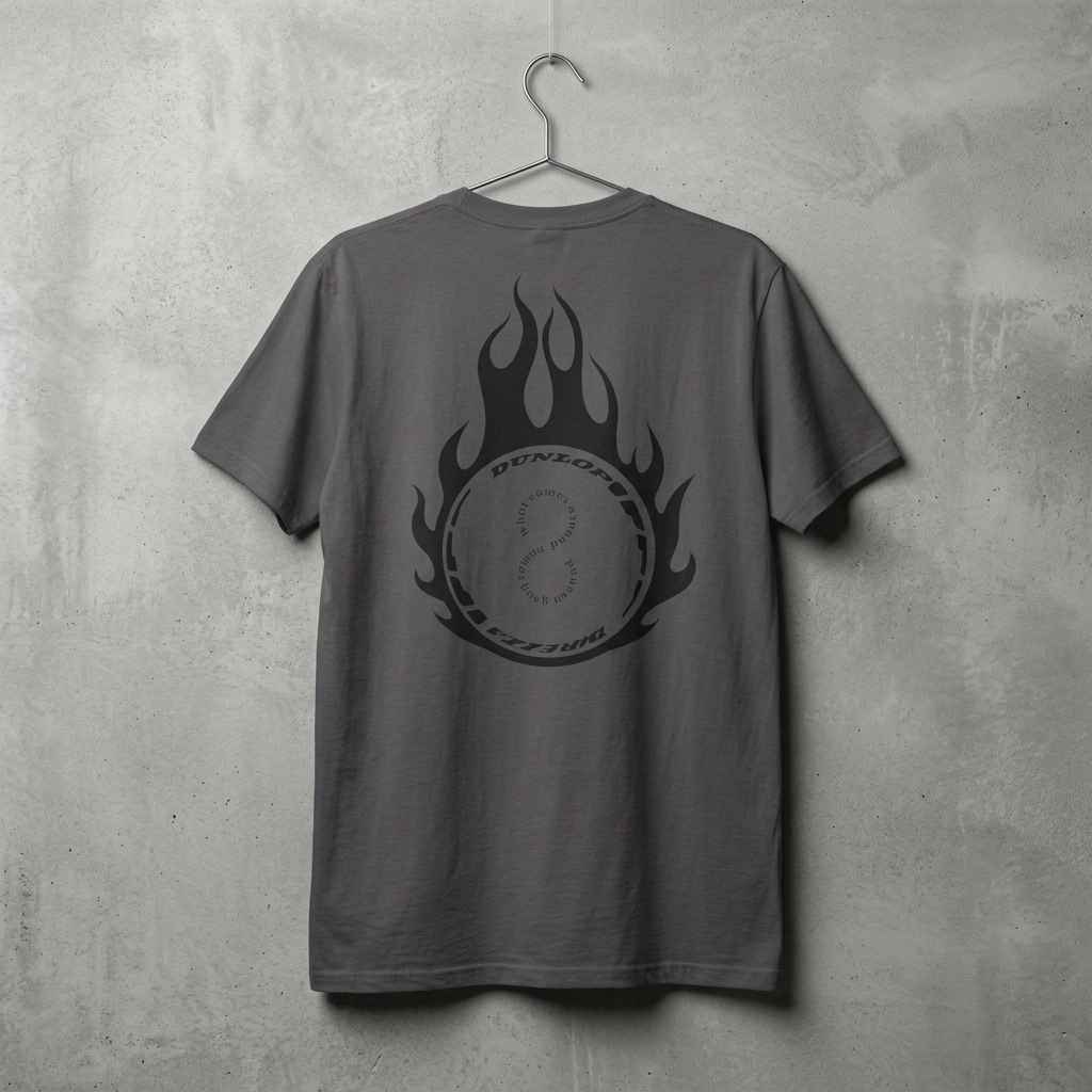 Minimal 8 Ball Tyre Graphic Design T-Shirt product thumbnail image Minimal 8 Ball Tyre Graphic Design T-Shirt product thumbnail image