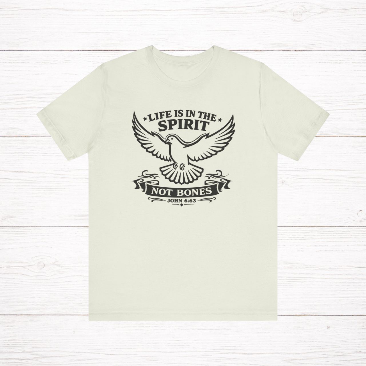'Life Is in the Spirit' Adult Short Sleeve Tee