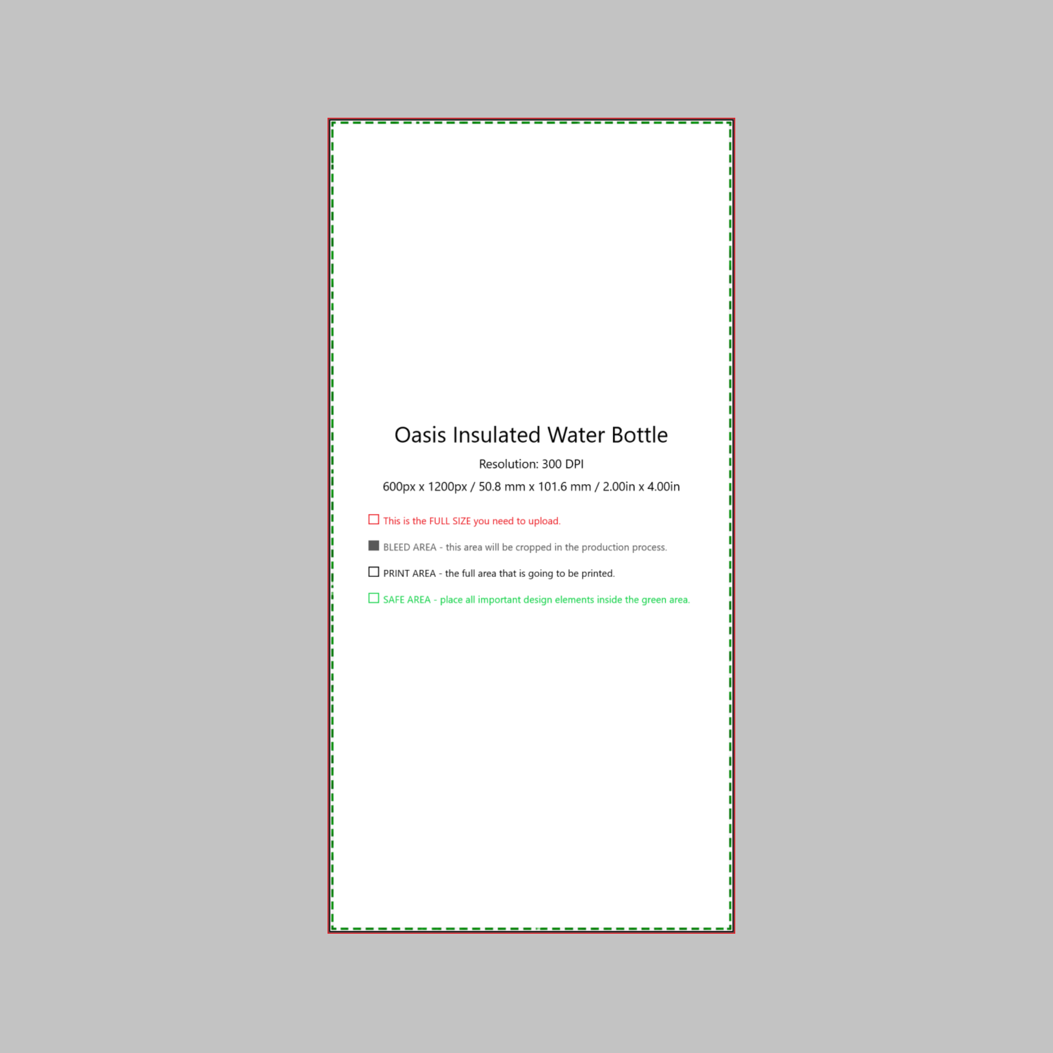 Custom Oasis Insulated Water Bottle - (Engraving) product thumbnail image
