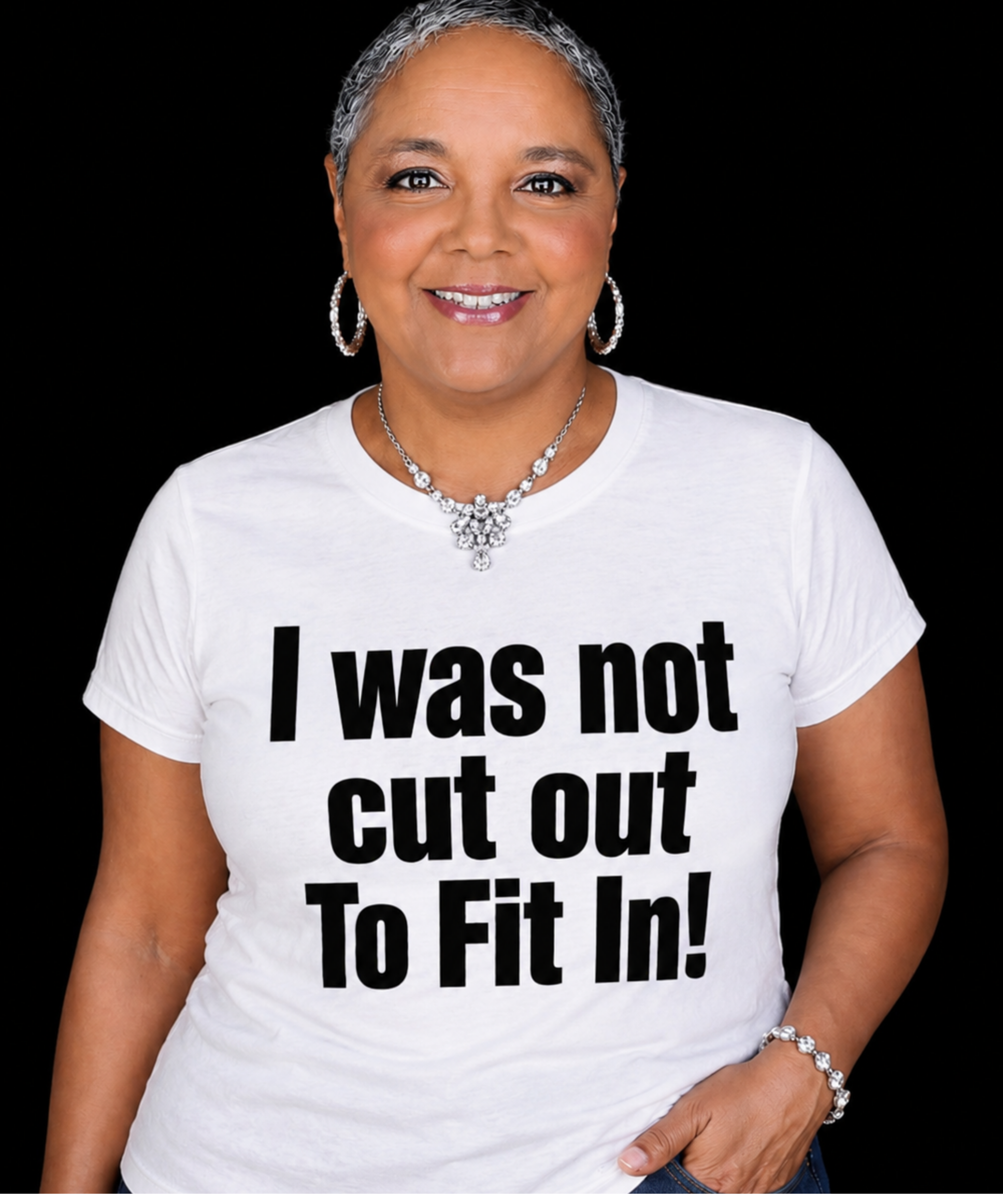 I was not cut out To Fit In! Short Sleeve Crewneck Tee