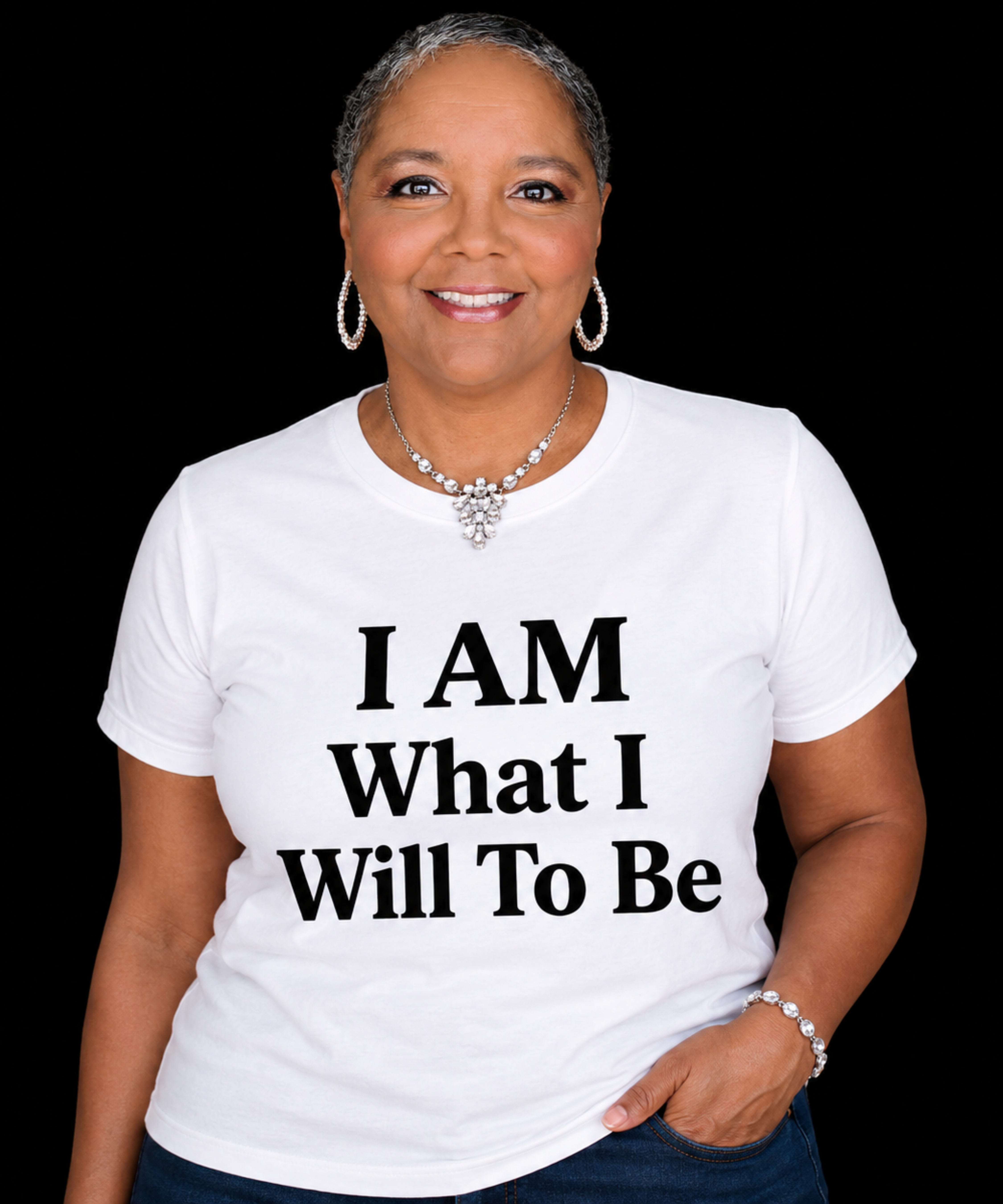 I Am What I Will To Be Short Sleeve Crewneck Tee product thumbnail image
