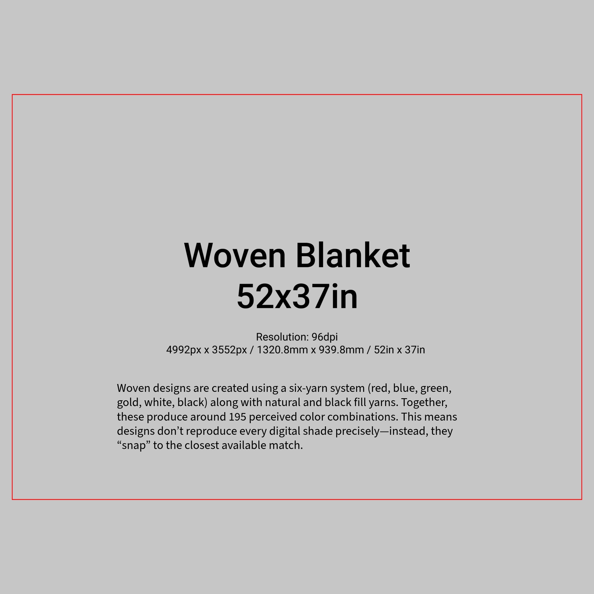 Custom Woven Blanket product thumbnail image