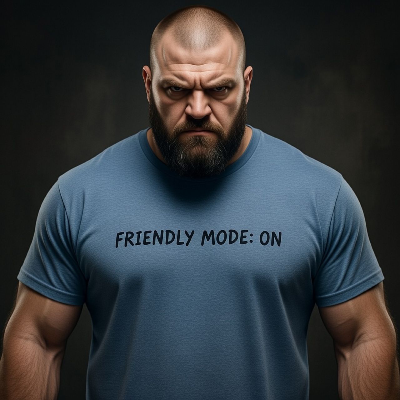 Friendly Mode Tee – Oversized Casual &amp; Lifestyle T-Shirt