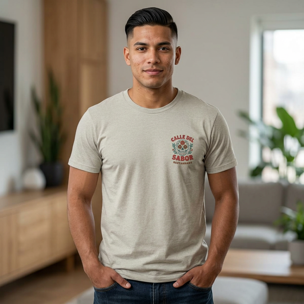 Calle Del Sabor Sugar Skull T-Shirt - Unisex CVC Jersey T-shirt - Next Level product thumbnail image