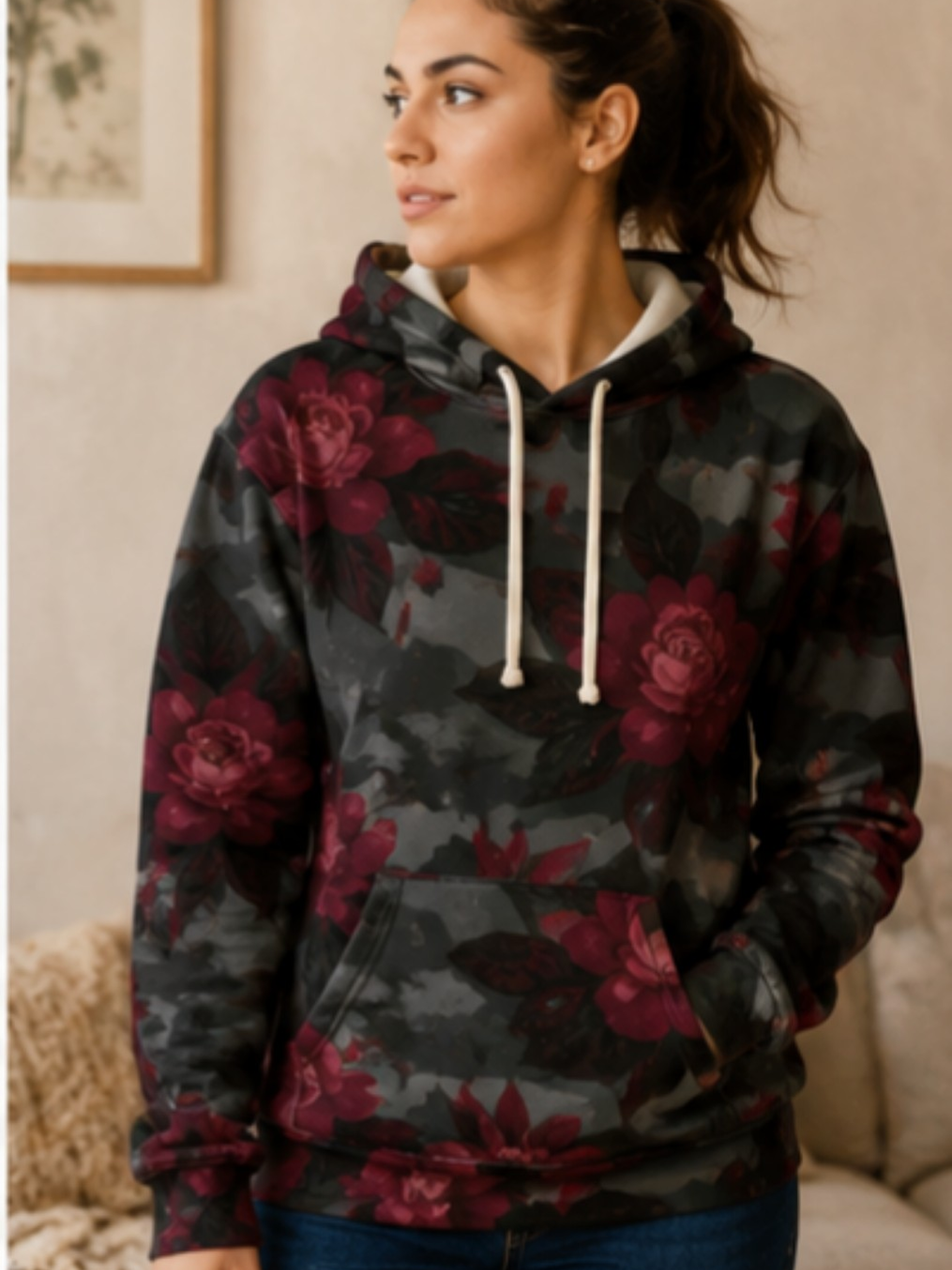 Floral Camo Hoodie