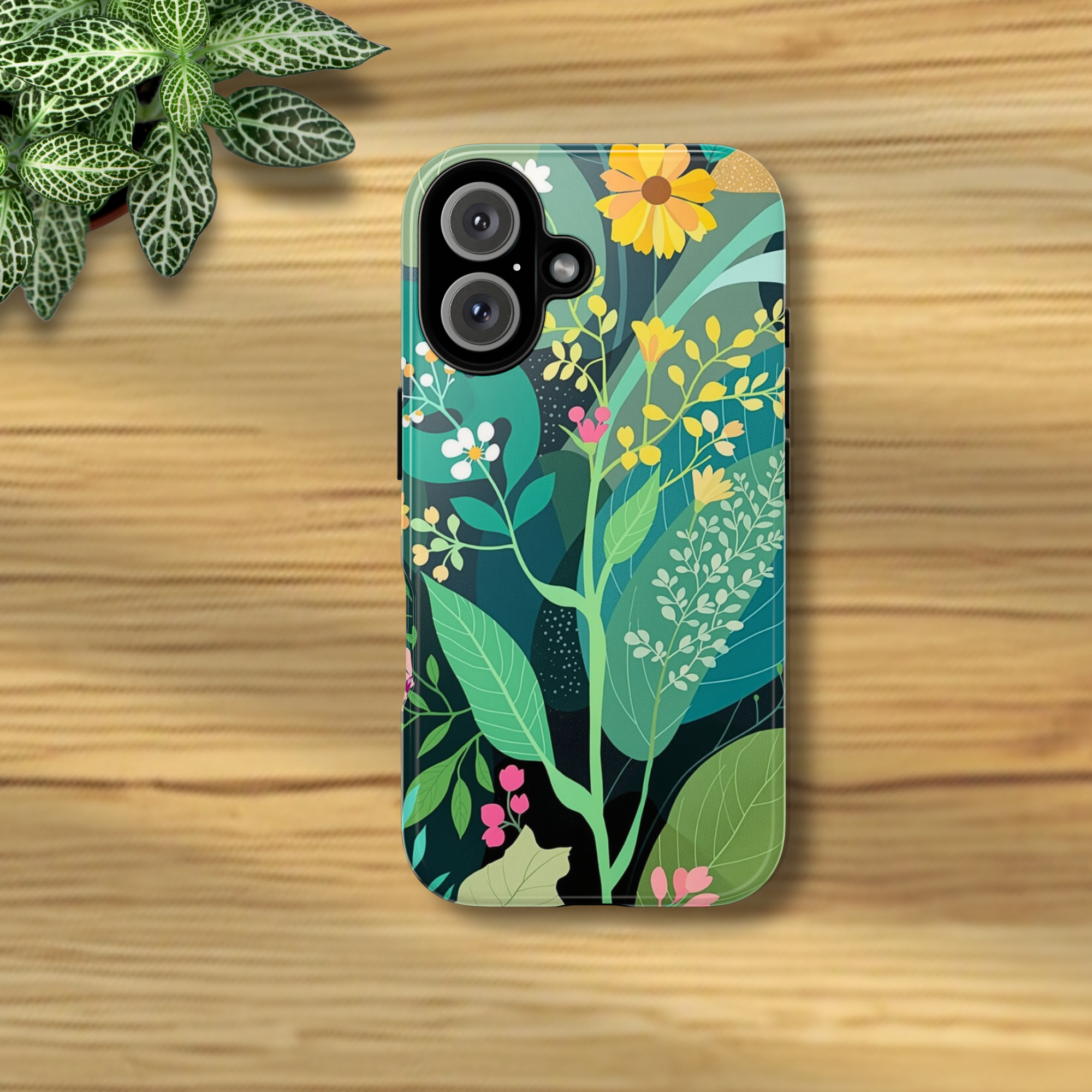 Abstract Botanical Phone Case – Floral Greenery Protective Cover product thumbnail image Abstract Botanical Phone Case – Floral Greenery Protective Cover product thumbnail image