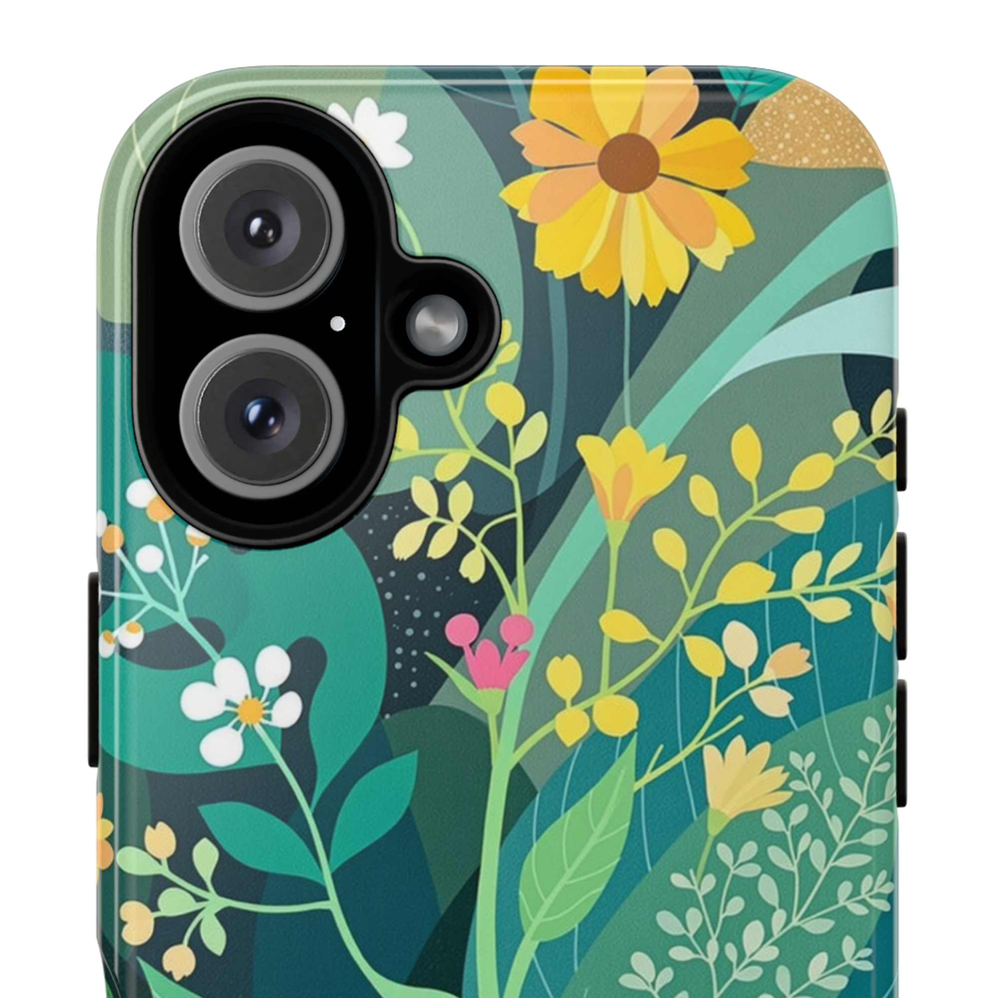 Abstract Botanical Phone Case – Floral Greenery Protective Cover product thumbnail image