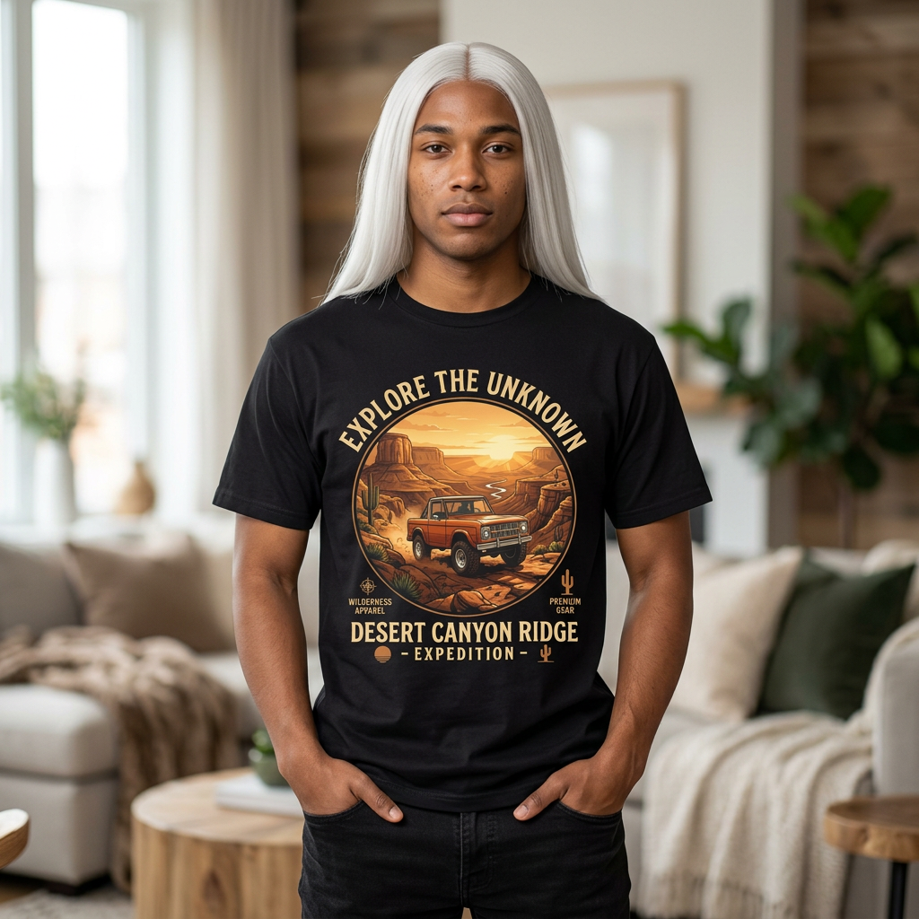 Explore The Unknown Desert Canyon Ridge T-Shirt product thumbnail image