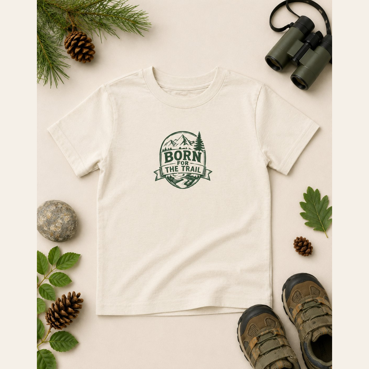 Born for the Trail Kids Nature T-Shirt — Toddler & Youth Outdoor Tee — Nature Lover Gift — Hiking Shirt for Kids — Sizes 2T–5/6T product thumbnail image Born for the Trail Kids Nature T-Shirt — Toddler & Youth Outdoor Tee — Nature Lover Gift — Hiking Shirt for Kids — Sizes 2T–5/6T product thumbnail image
