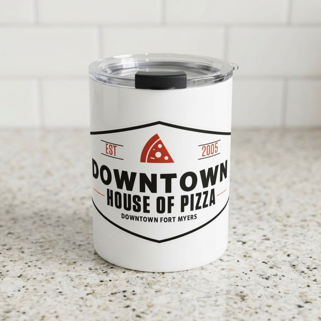 Tumbler — Downtown House of Pizza 10oz Insulated Travel Cup