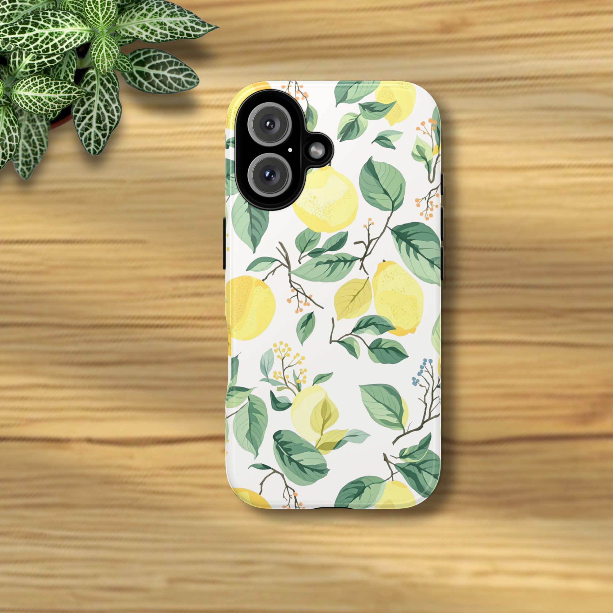 Lemon Blossom Phone Case — Citrus Floral Protective Cover product thumbnail image Lemon Blossom Phone Case — Citrus Floral Protective Cover product thumbnail image