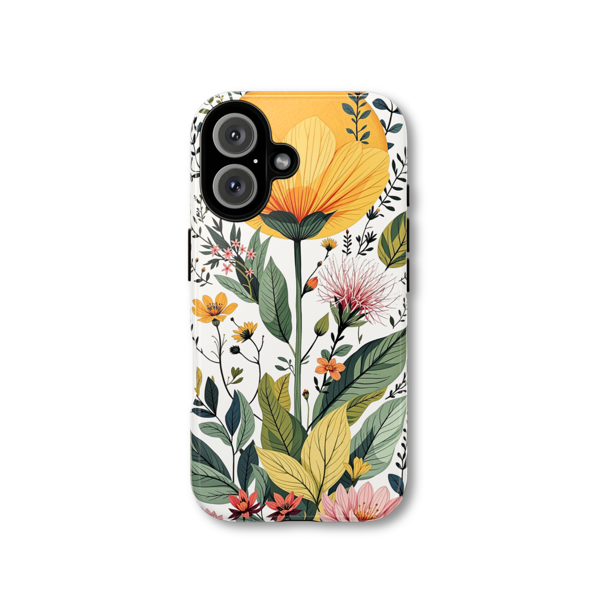 Floral Meadow Tough Phone Case — Modern Botanical Cover product thumbnail image