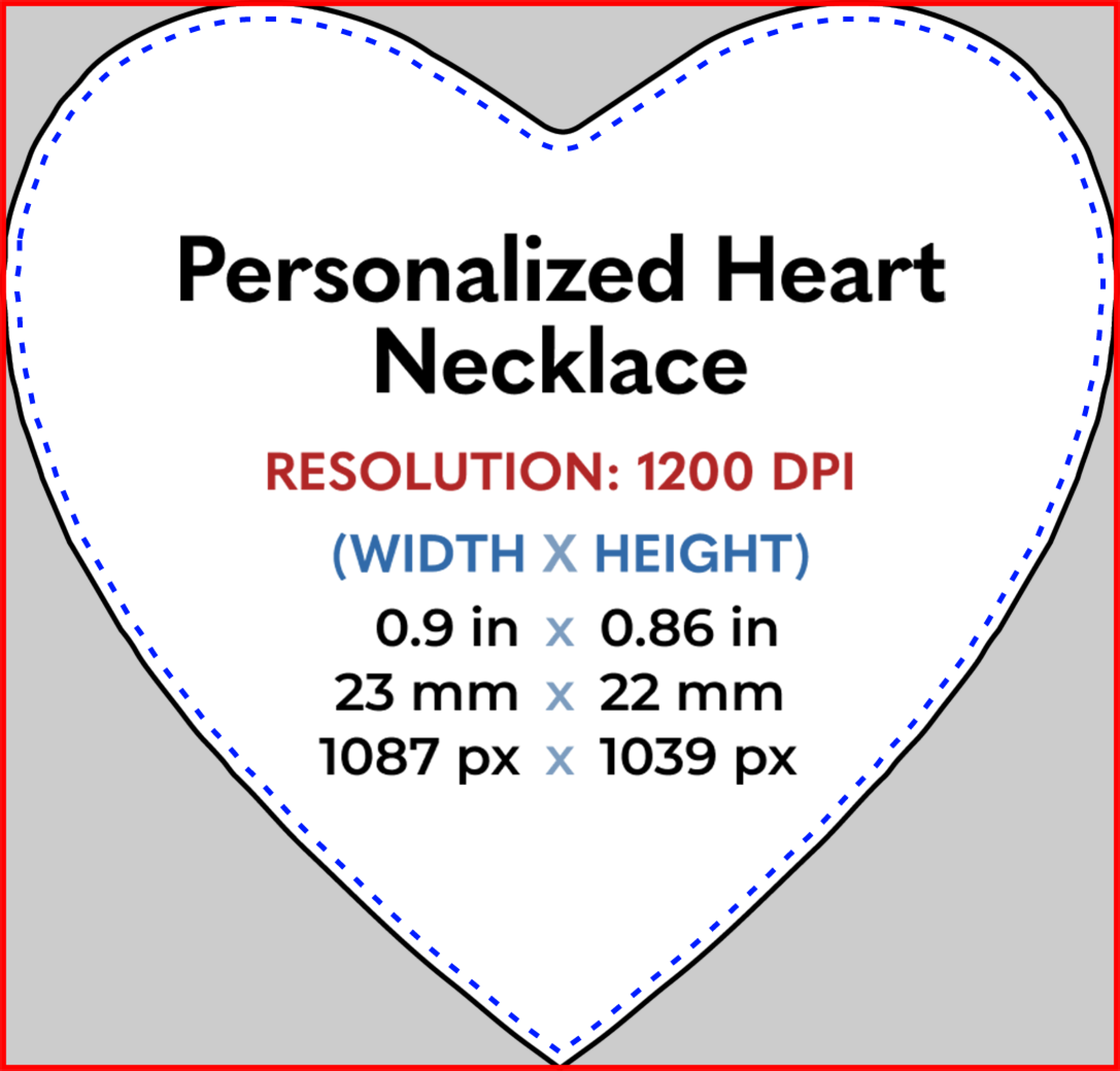 Personalized Heart Frame Photo Pendant product thumbnail image