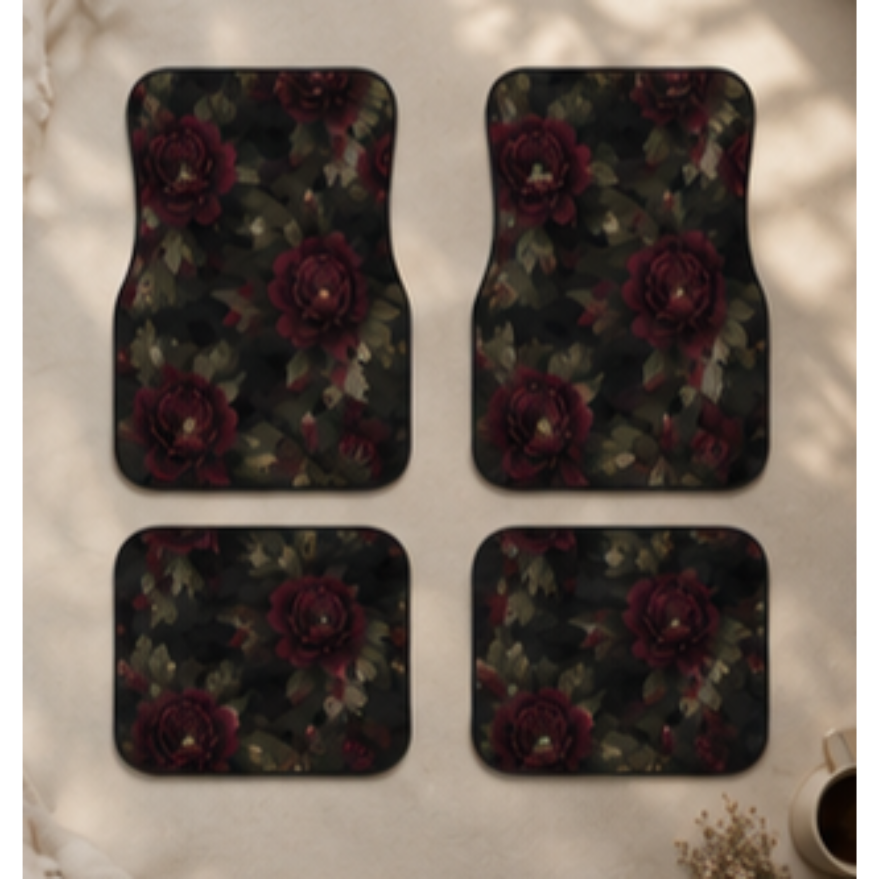 Rose Camo Car Mats (Set of 4) product thumbnail image