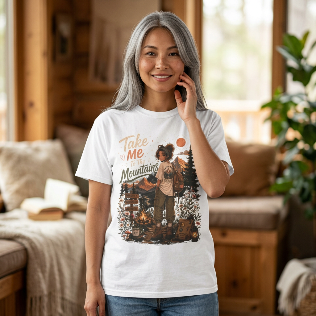 Take Me to the Mountains T-Shirt — Adventure Graphic Tee for Hikers &amp; Nature Lovers product thumbnail image