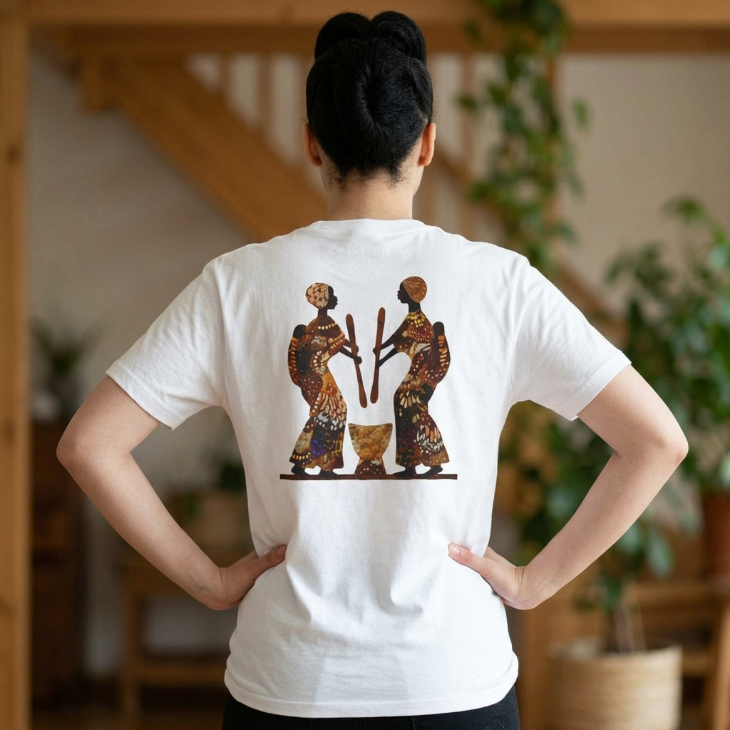 African Women T-Shirt — Afrocentric Graphic Tee product thumbnail image African Women T-Shirt — Afrocentric Graphic Tee product thumbnail image