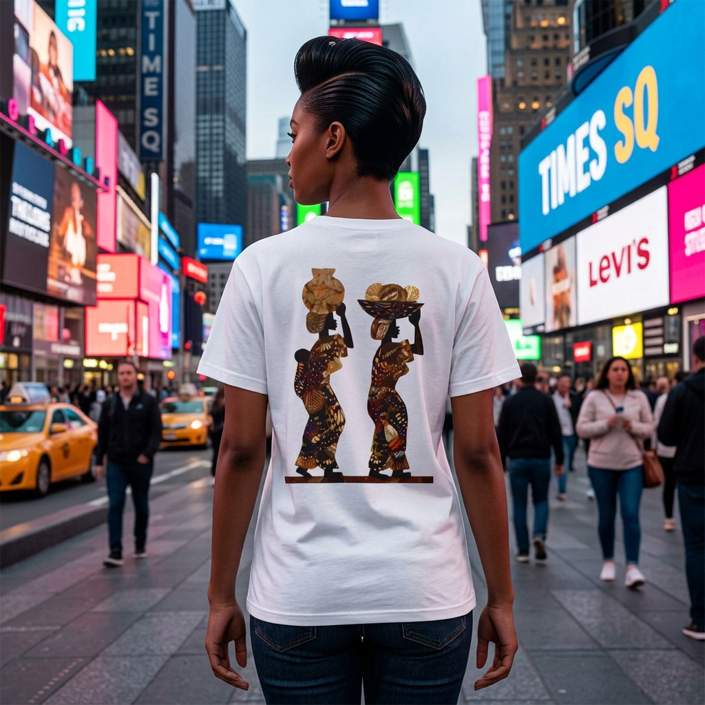 African Women T-Shirt — Afrocentric Graphic Tee product thumbnail image African Women T-Shirt — Afrocentric Graphic Tee product thumbnail image