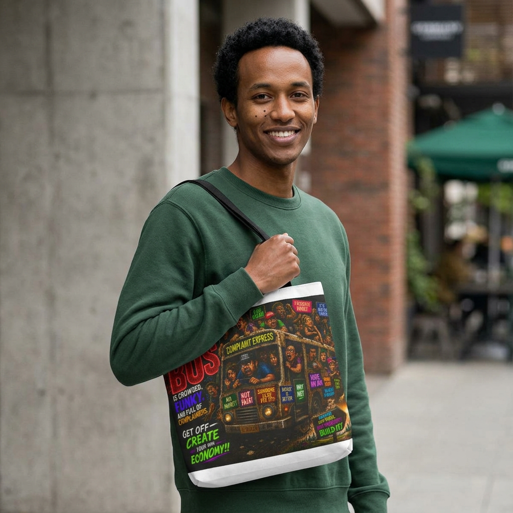 The STRUGGLE BUS Tote Bag – A Powerful Reminder To Never Quit product thumbnail image