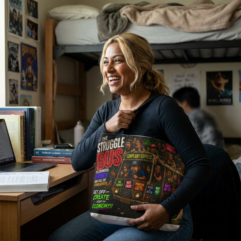 The STRUGGLE BUS Tote Bag – A Powerful Reminder To Never Quit