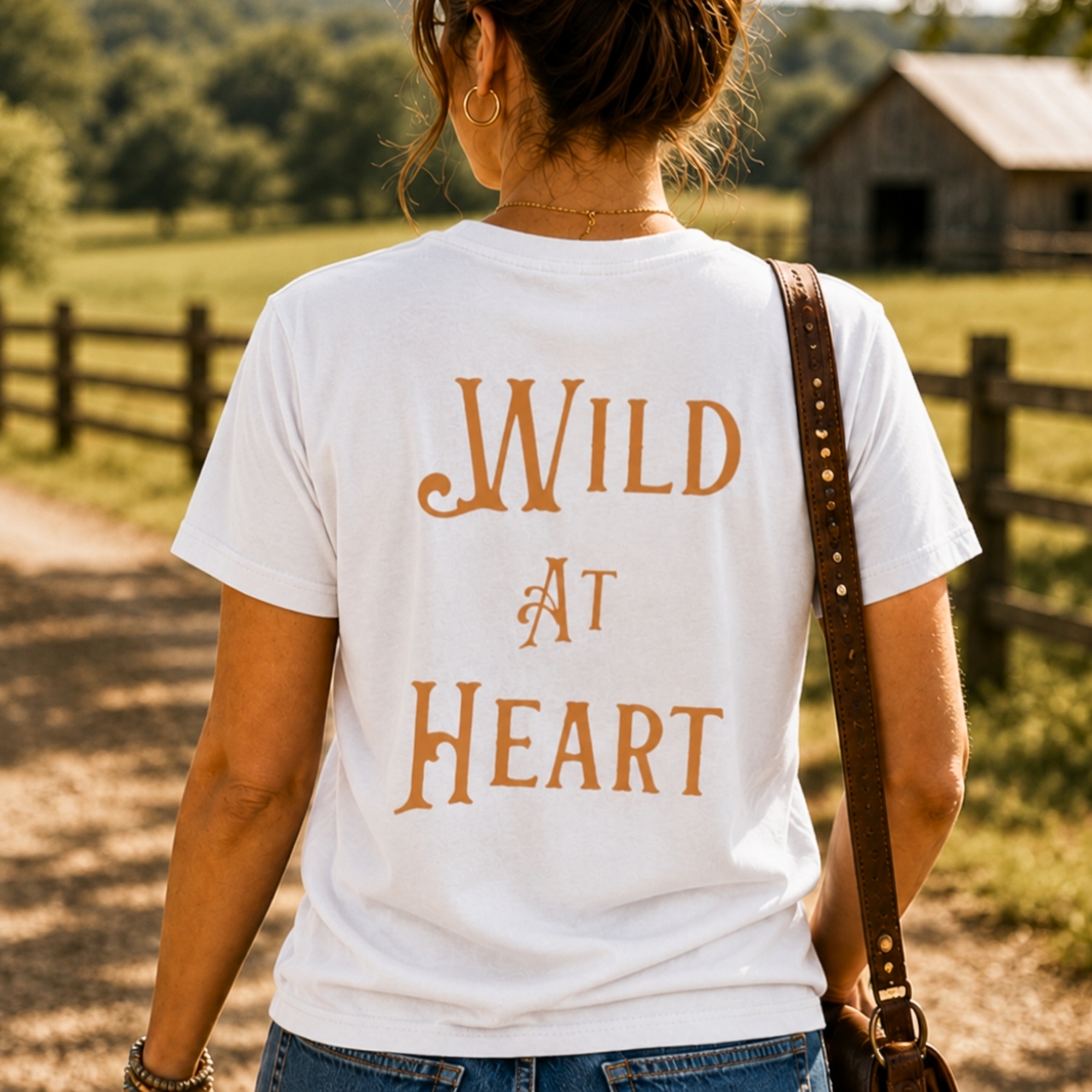 Wild at Heart Boho Horse Shirt | Western Cowgirl Tee, Rustic Horse Lover Shirt product thumbnail image Wild at Heart Boho Horse Shirt | Western Cowgirl Tee, Rustic Horse Lover Shirt product thumbnail image
