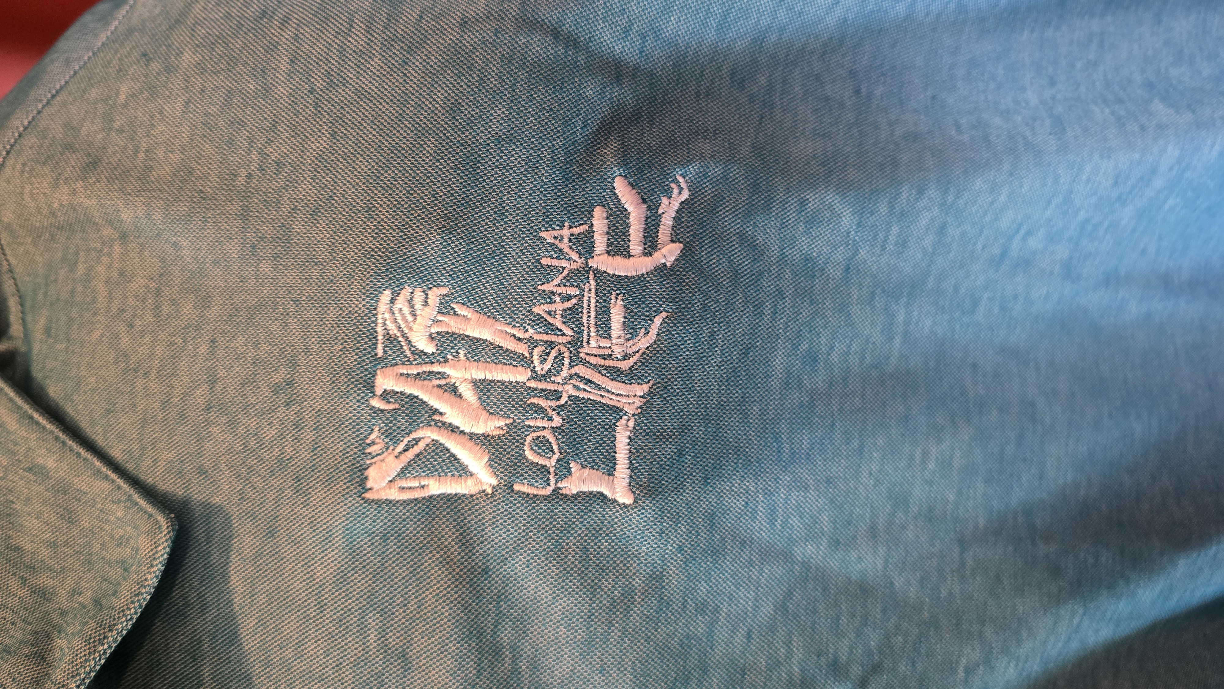 Embroidered Port Authority® Fine Pique Blend Polo - White Embroidery product thumbnail image