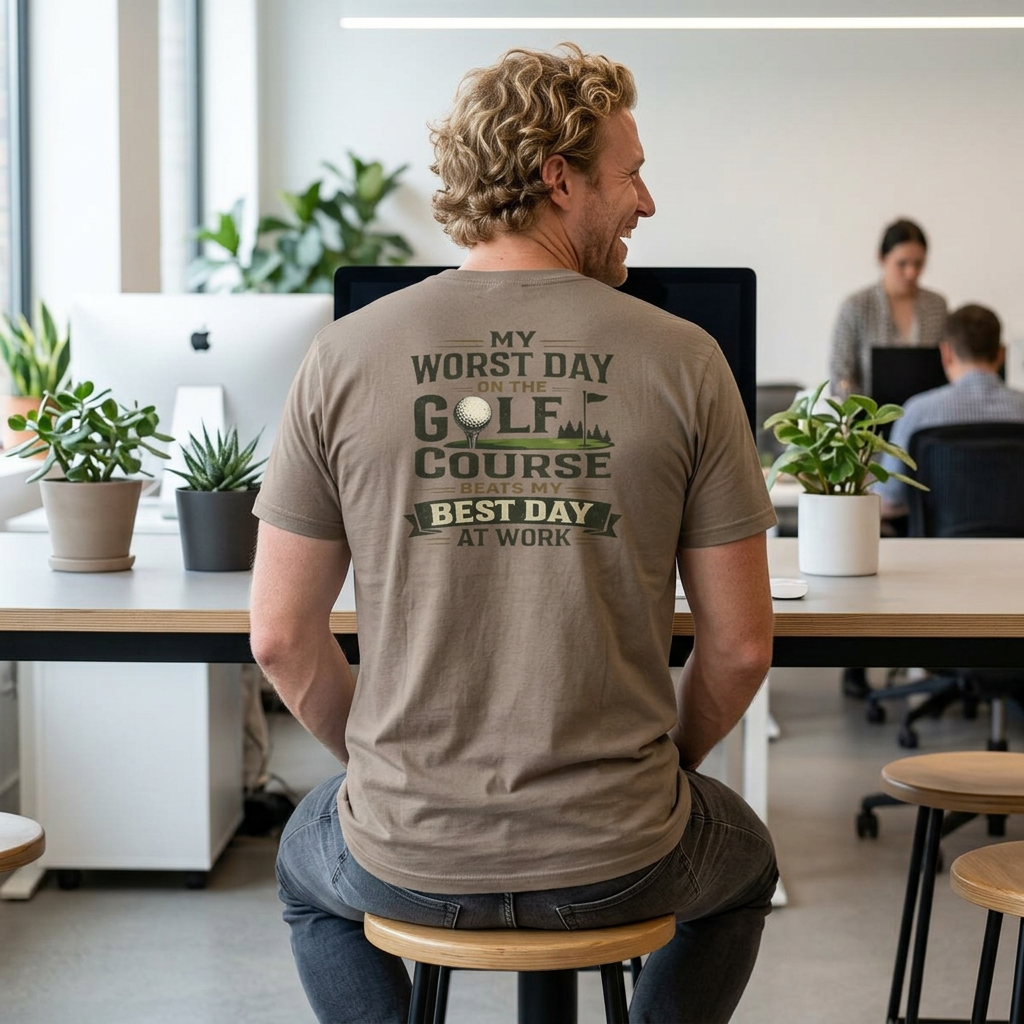 "My Worst Day on the Golf Course Beats My Best Day at Work" Funny Golf T-Shirt product thumbnail image "My Worst Day on the Golf Course Beats My Best Day at Work" Funny Golf T-Shirt product thumbnail image