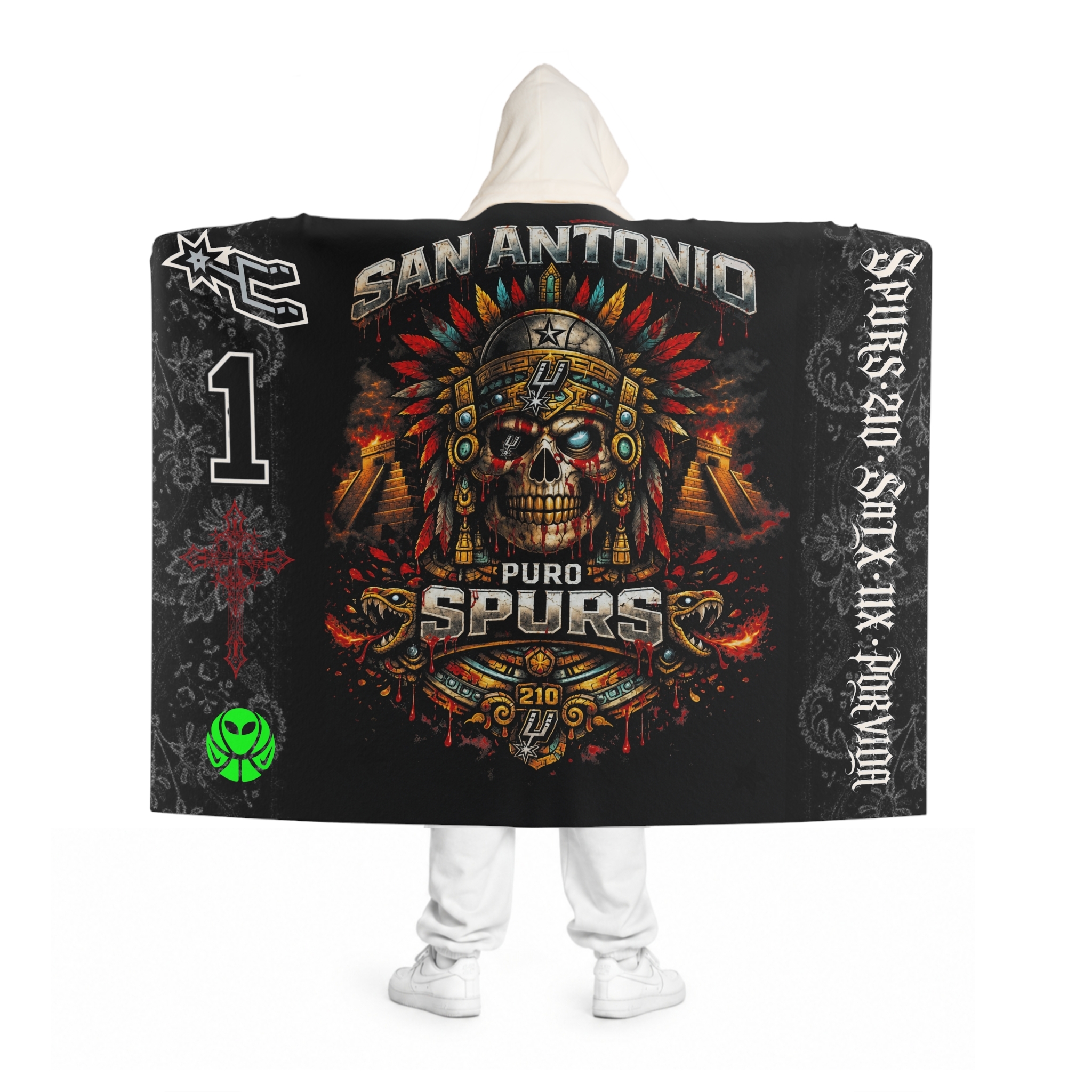 Hooded Sherpa Blanket - 210 Design product thumbnail image Hooded Sherpa Blanket - 210 Design product thumbnail image