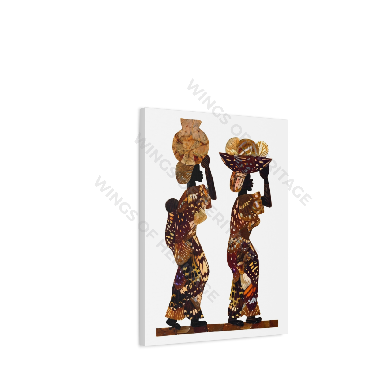 African Market Women Canvas Print — Matte Stretched Wall Art product thumbnail image