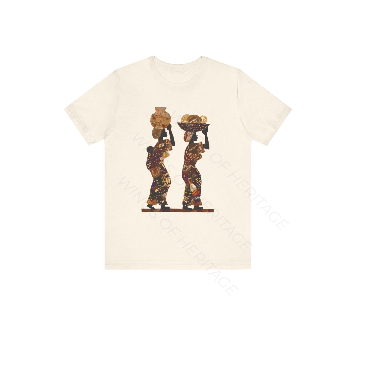 Wings of Heritage | The Master Unisex Tee - Ethnic Silhouette Art product thumbnail image