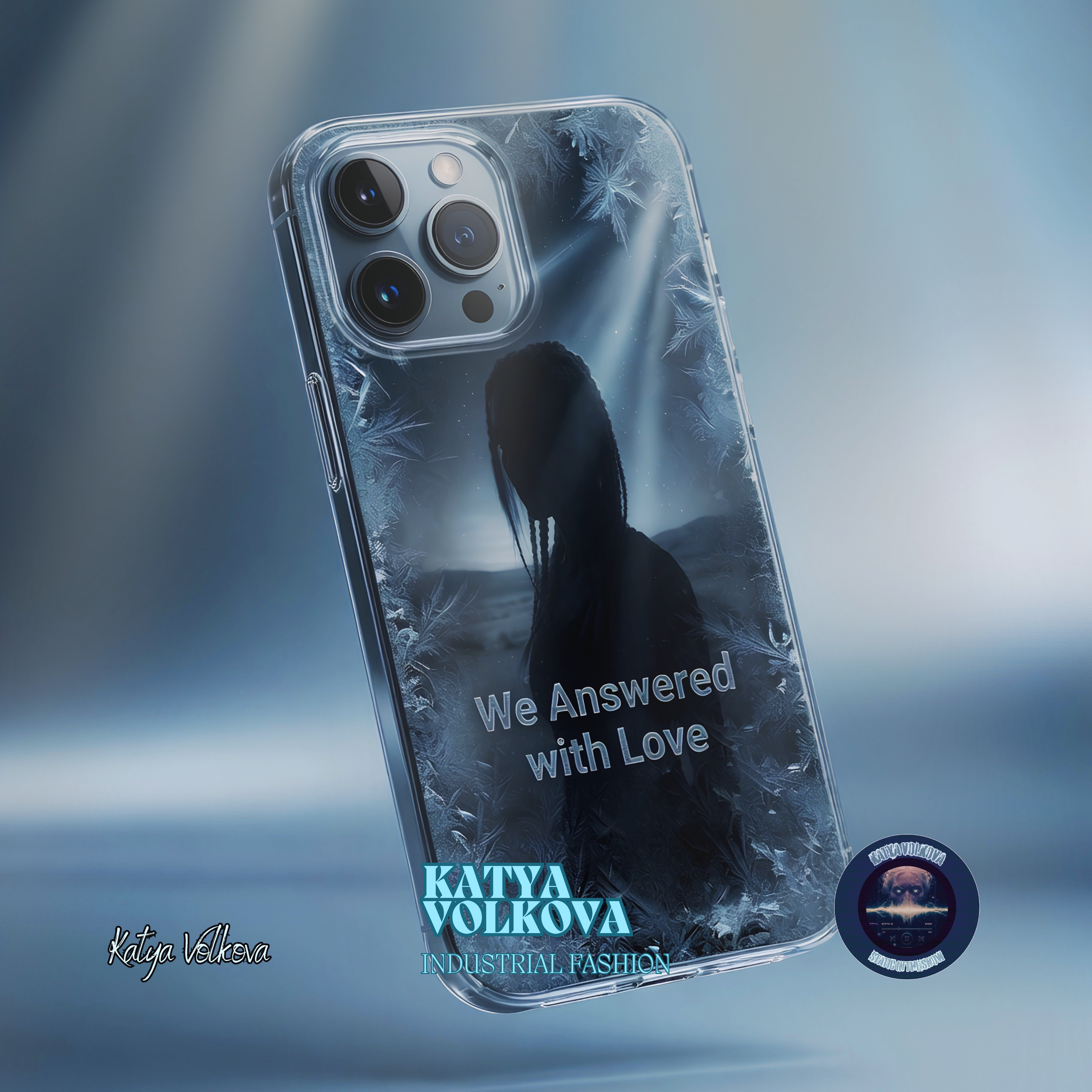 Katya Volkova We Answered with Love iPhone Case | SHD Studios Frosted Cosmic Phone Case product thumbnail image Katya Volkova We Answered with Love iPhone Case | SHD Studios Frosted Cosmic Phone Case product thumbnail image