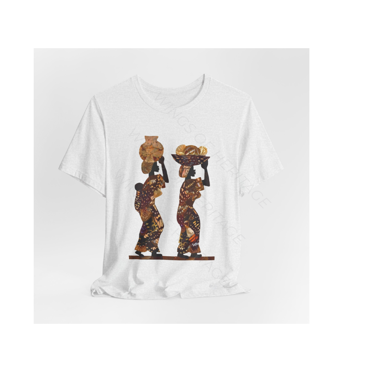 Wings of Heritage | The Master Unisex Tee - Ethnic Silhouette Art product thumbnail image