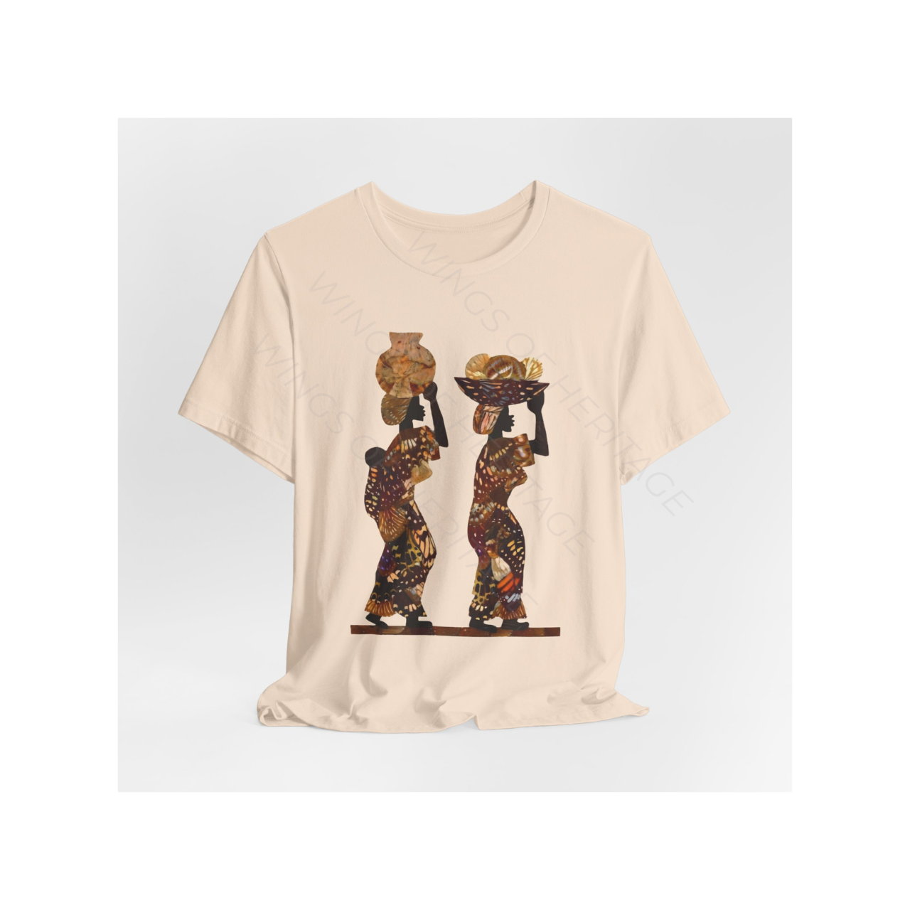Wings of Heritage | The Master Unisex Tee - Ethnic Silhouette Art product thumbnail image