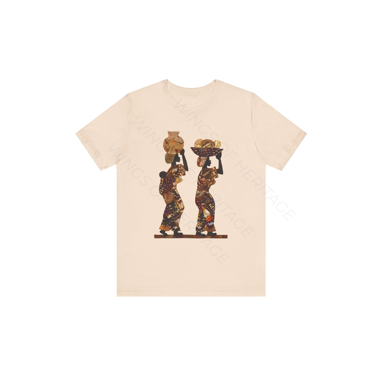 Wings of Heritage | The Master Unisex Tee - Ethnic Silhouette Art product thumbnail image