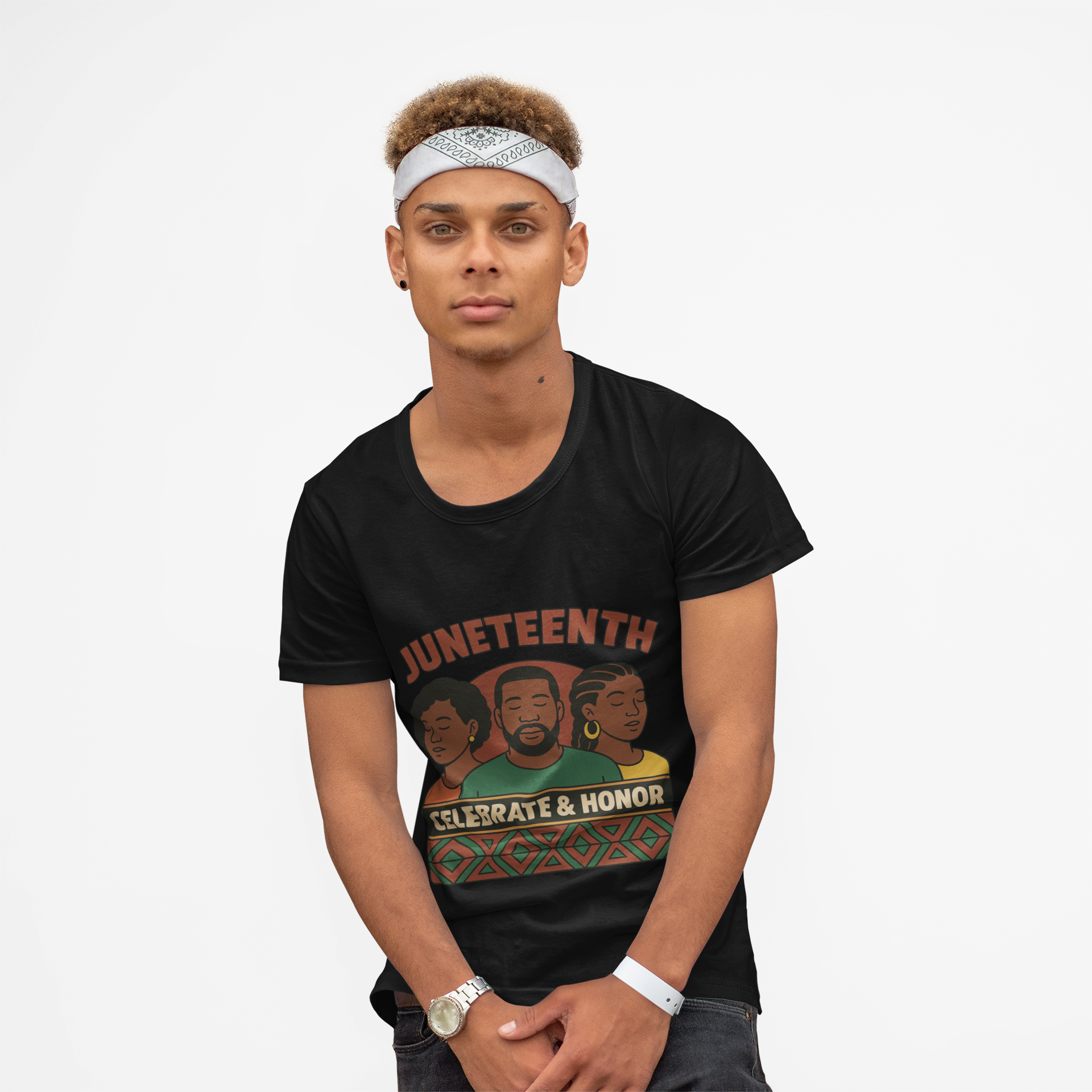 Kids Juneteenth Tee — "Celebrate & Honor" Commemorative Children's T-Shirt product thumbnail image Kids Juneteenth Tee — "Celebrate & Honor" Commemorative Children's T-Shirt product thumbnail image