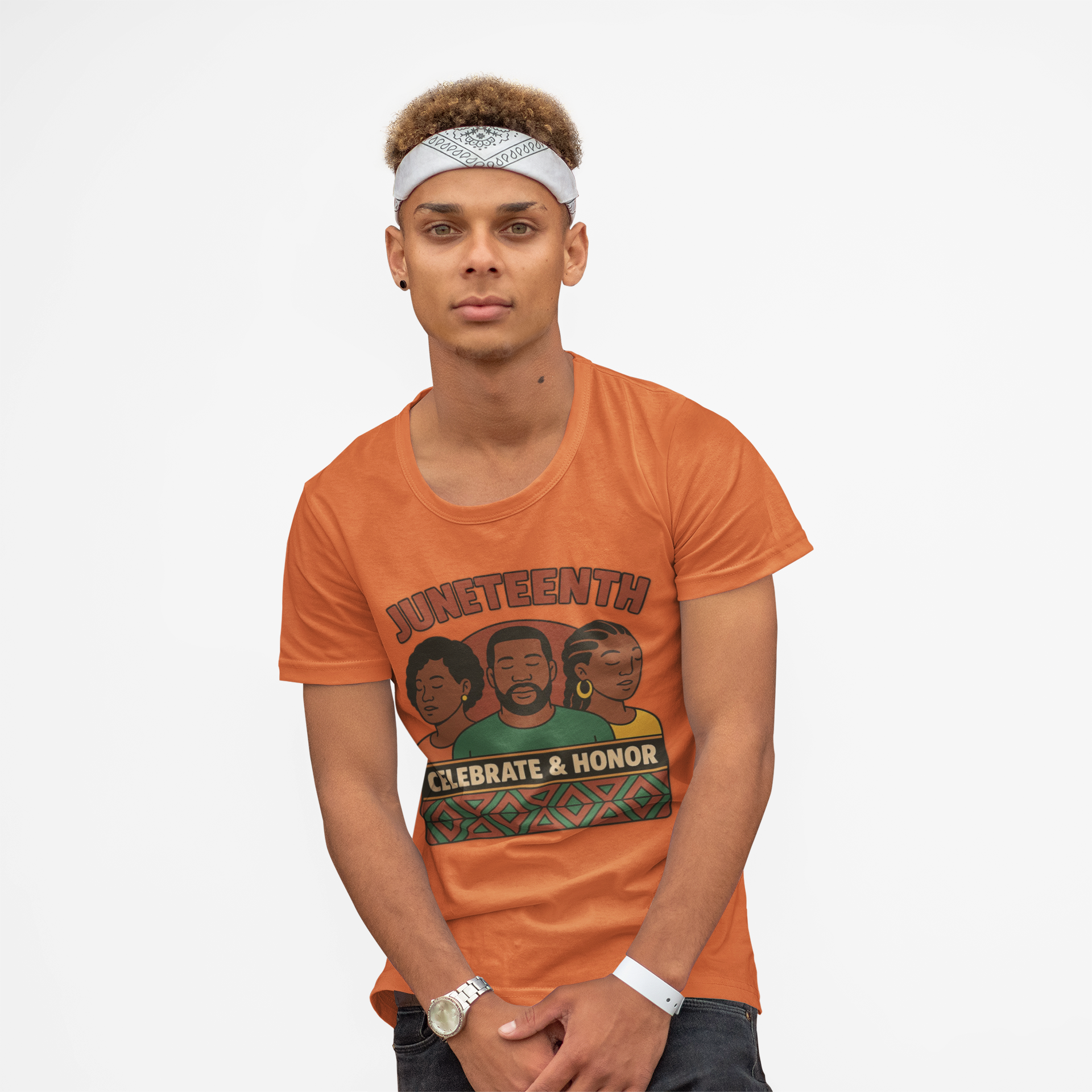 Kids Juneteenth Tee — "Celebrate &amp; Honor" Commemorative Children's T-Shirt product thumbnail image