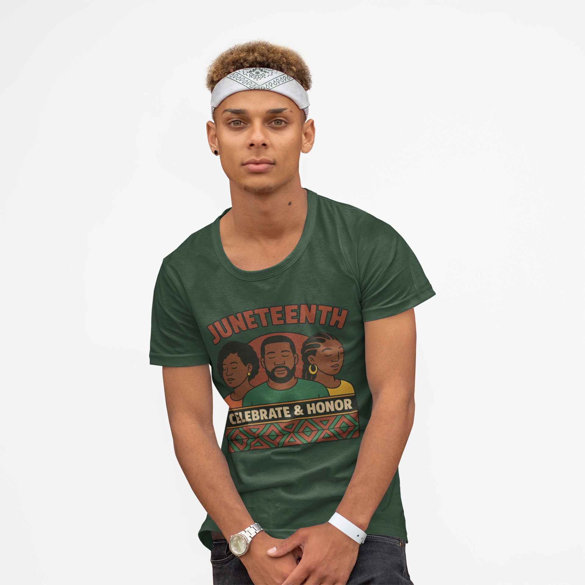 Kids Juneteenth Tee — "Celebrate & Honor" Commemorative Children's T-Shirt product thumbnail image Kids Juneteenth Tee — "Celebrate & Honor" Commemorative Children's T-Shirt product thumbnail image