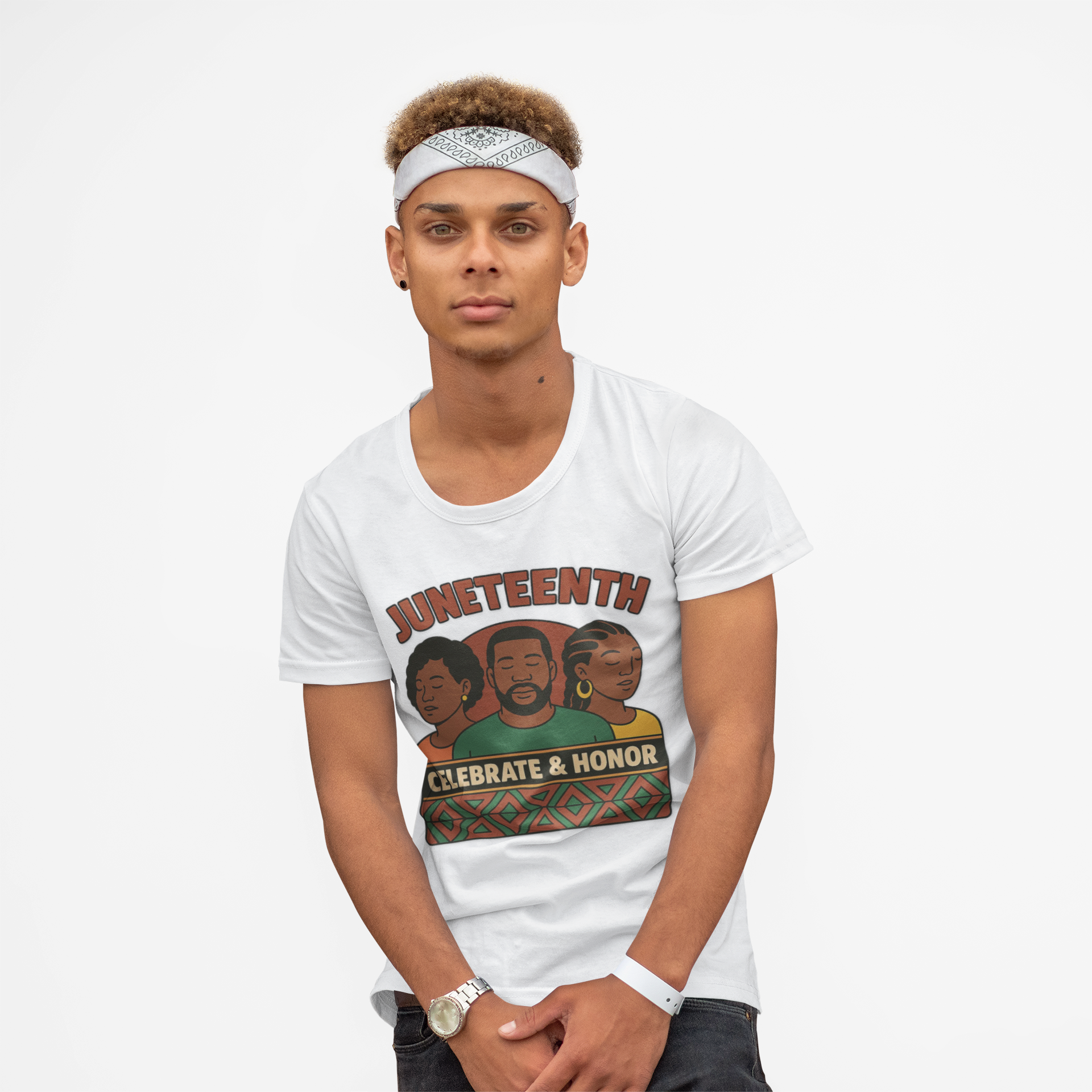 Kids Juneteenth Tee — "Celebrate & Honor" Commemorative Children's T-Shirt product thumbnail image Kids Juneteenth Tee — "Celebrate & Honor" Commemorative Children's T-Shirt product thumbnail image