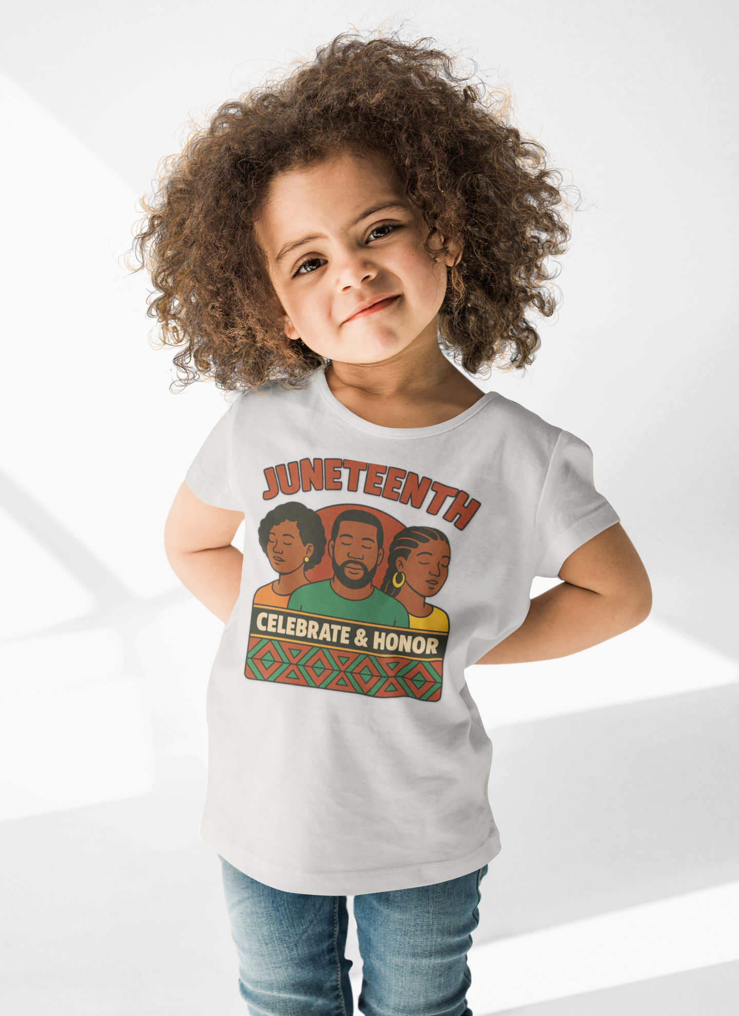 Juneteenth Toddler Tee - "Celebrate & Honor" Retro Kids Shirt product thumbnail image Juneteenth Toddler Tee - "Celebrate & Honor" Retro Kids Shirt product thumbnail image