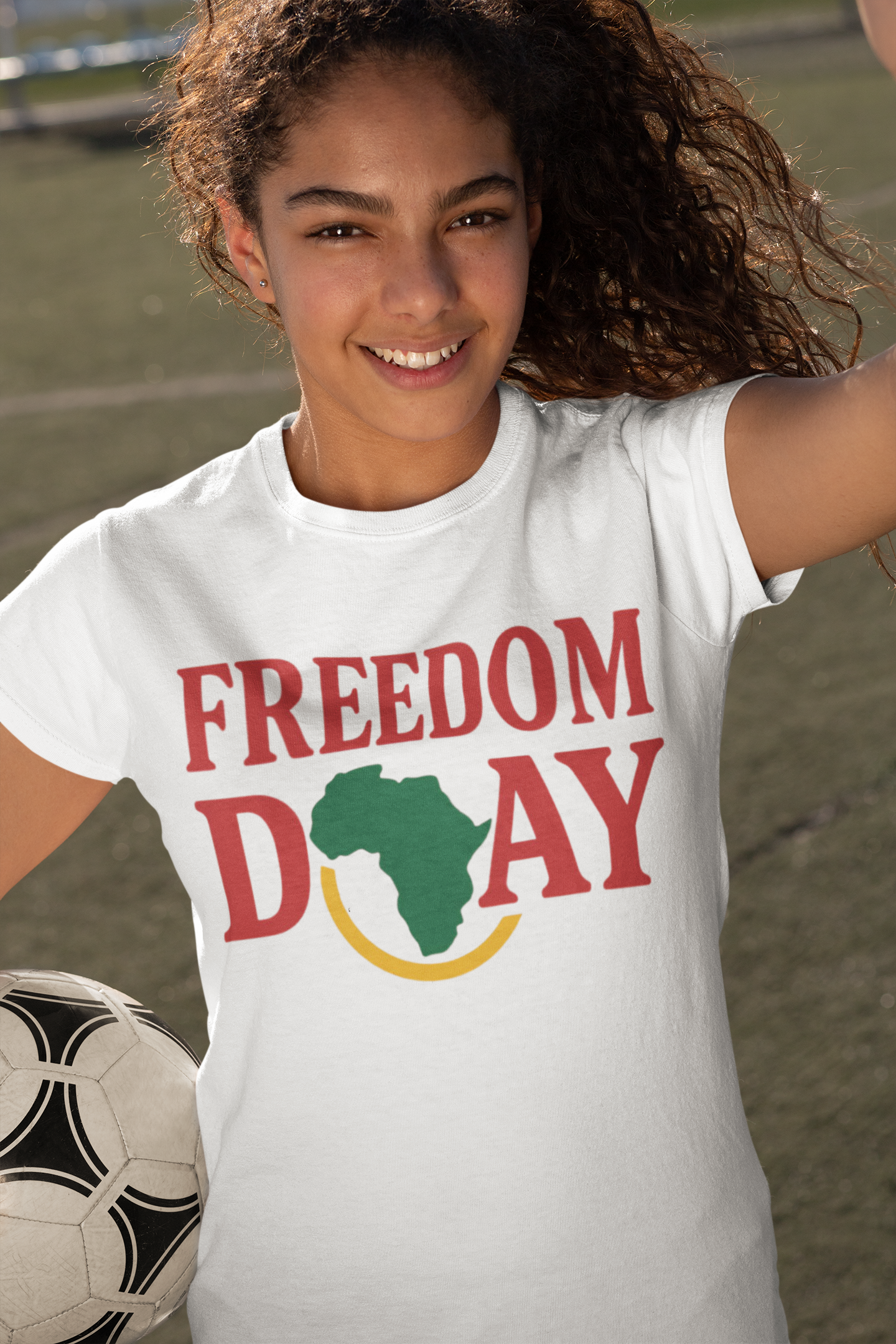 Freedom Day Kids T‑Shirt – Africa Map Patriotic Independence Tee product thumbnail image Freedom Day Kids T‑Shirt – Africa Map Patriotic Independence Tee product thumbnail image