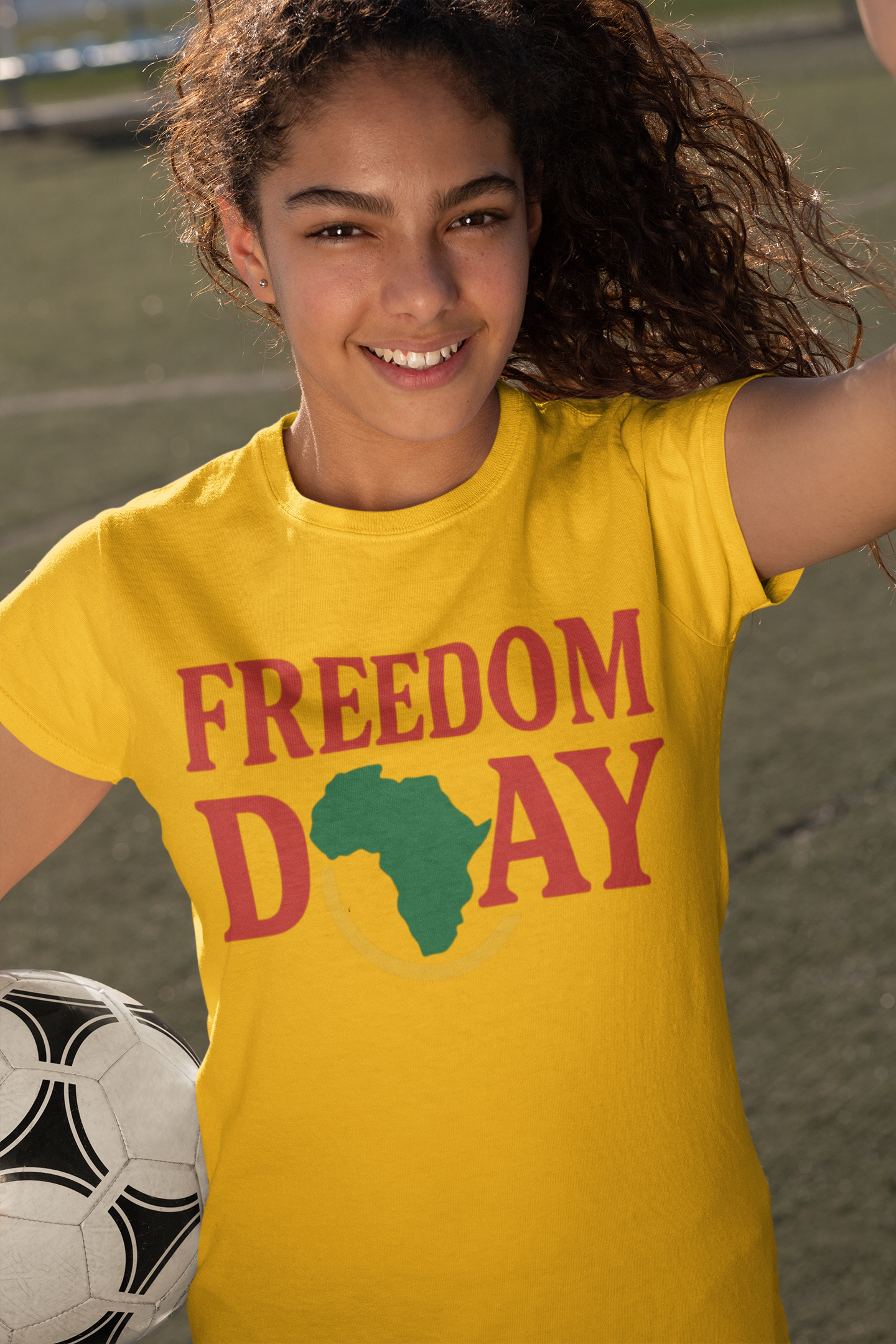 Freedom Day Kids T‑Shirt – Africa Map Patriotic Independence Tee product thumbnail image Freedom Day Kids T‑Shirt – Africa Map Patriotic Independence Tee product thumbnail image