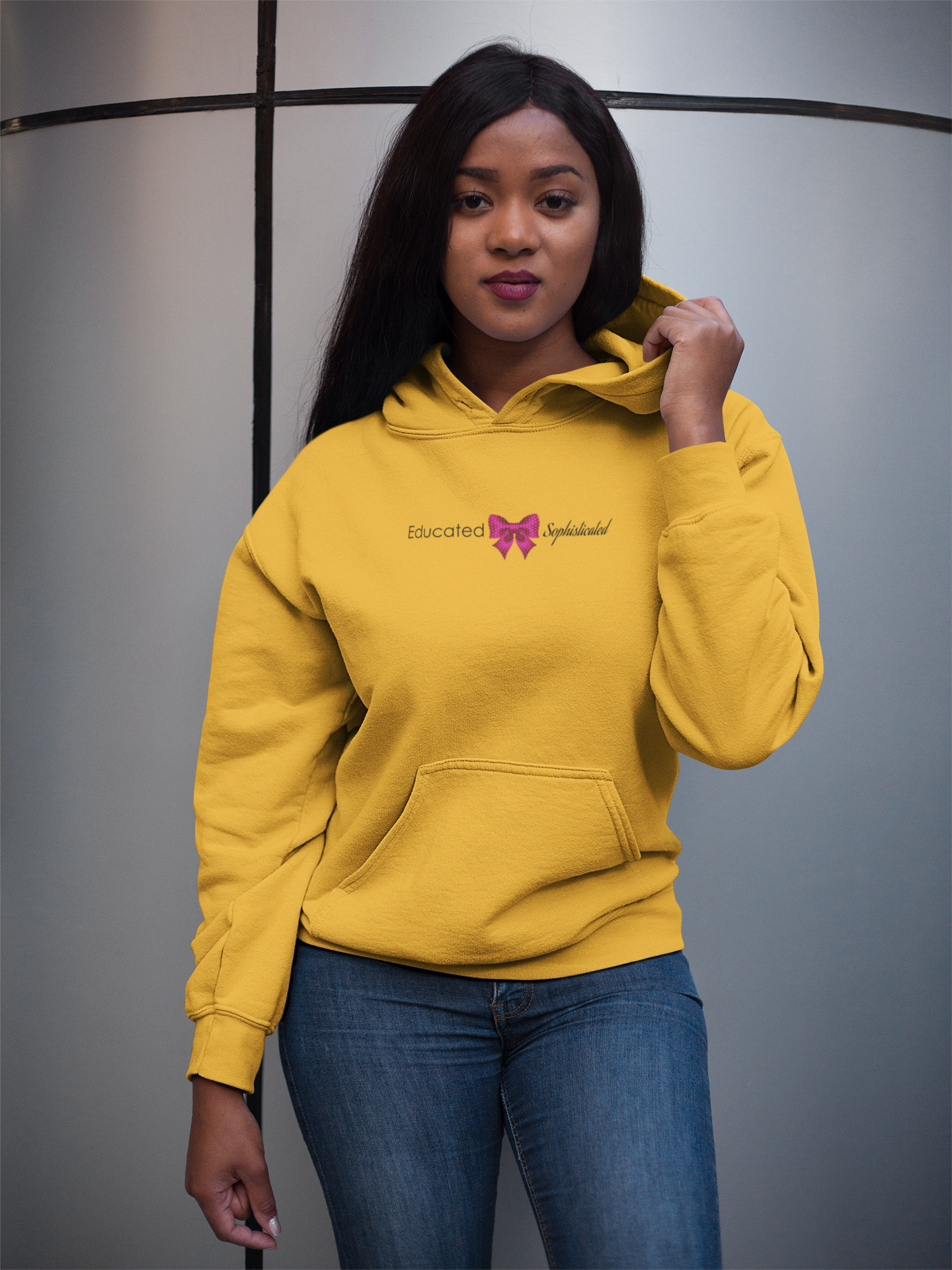 Educated &amp; Sophisticated Pullover Hoodie – Women's Wear, Great for Teachers &amp; Students, Great for Successful Women, Cute Gift Hoodie