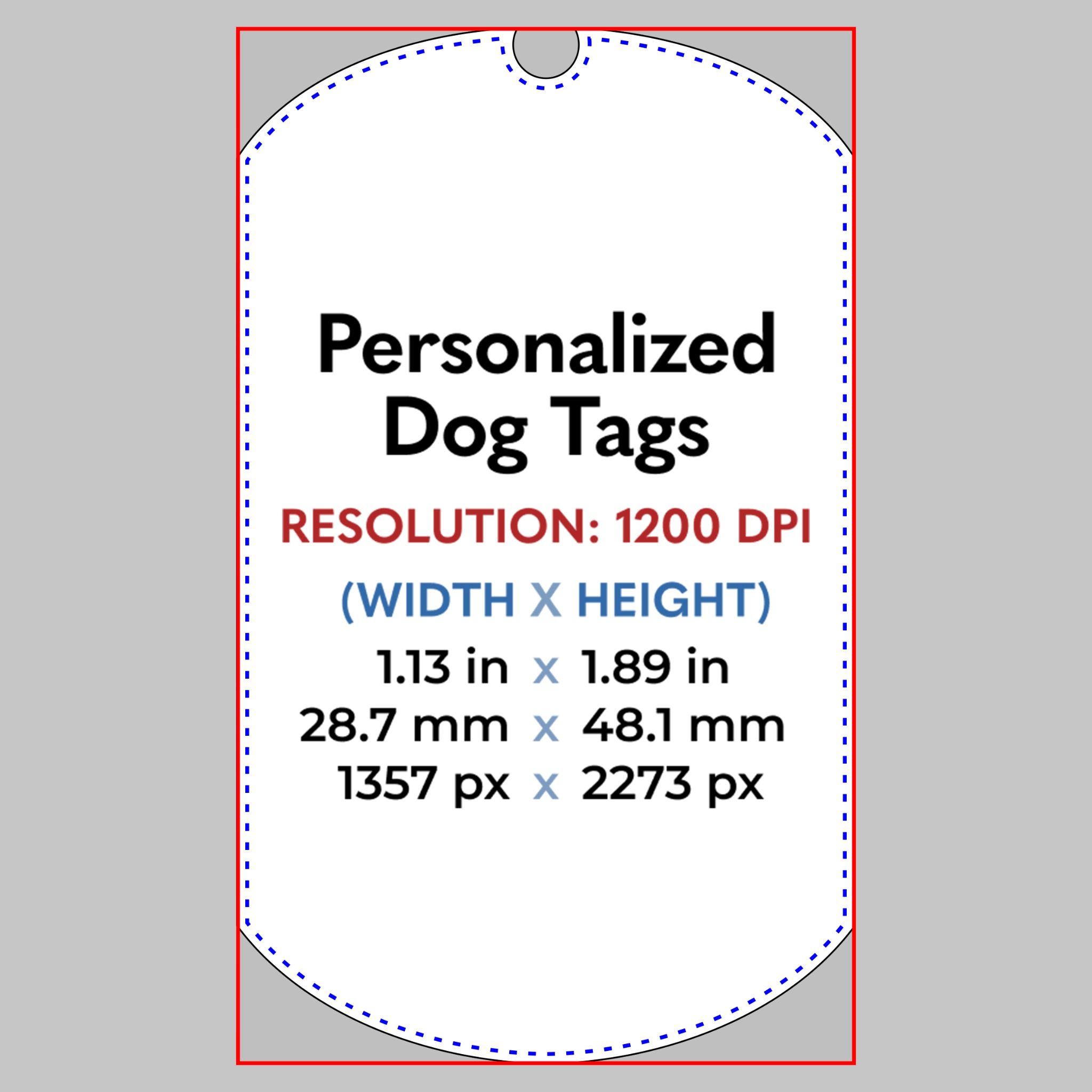 Custom Dog Tag with Chain product thumbnail image