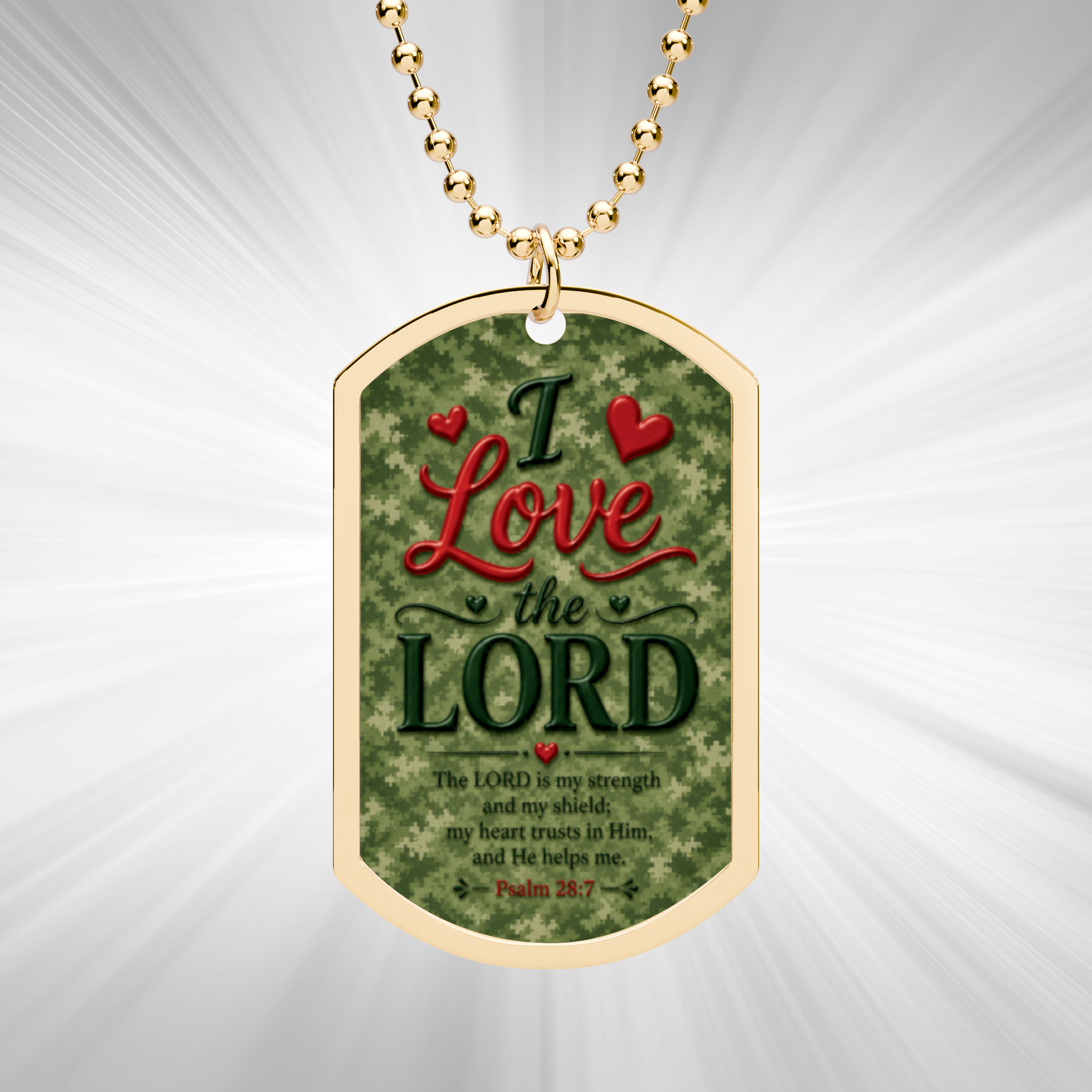 Custom Dog Tag with Chain product thumbnail image