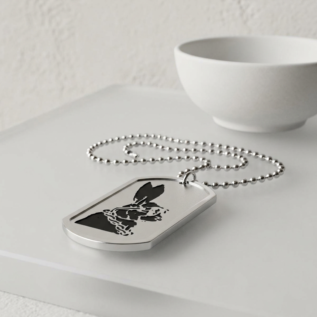 Engraved Dog Tag Necklace product thumbnail image