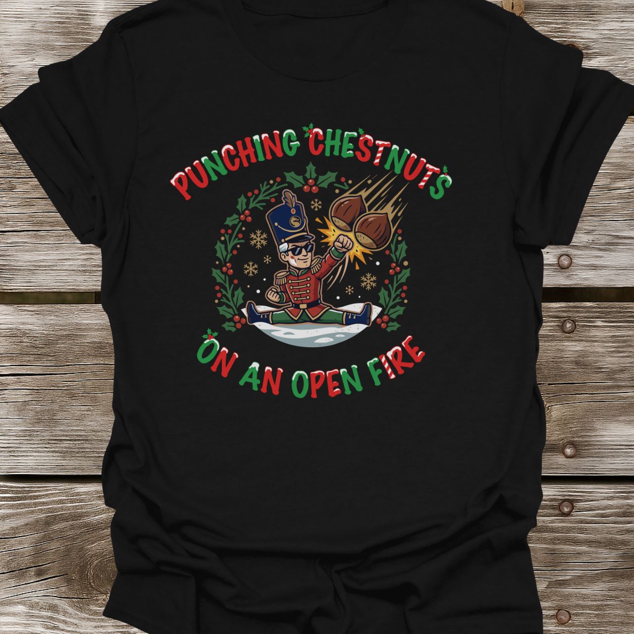 Punching Chestnuts T-Shirt product thumbnail image Punching Chestnuts T-Shirt product thumbnail image