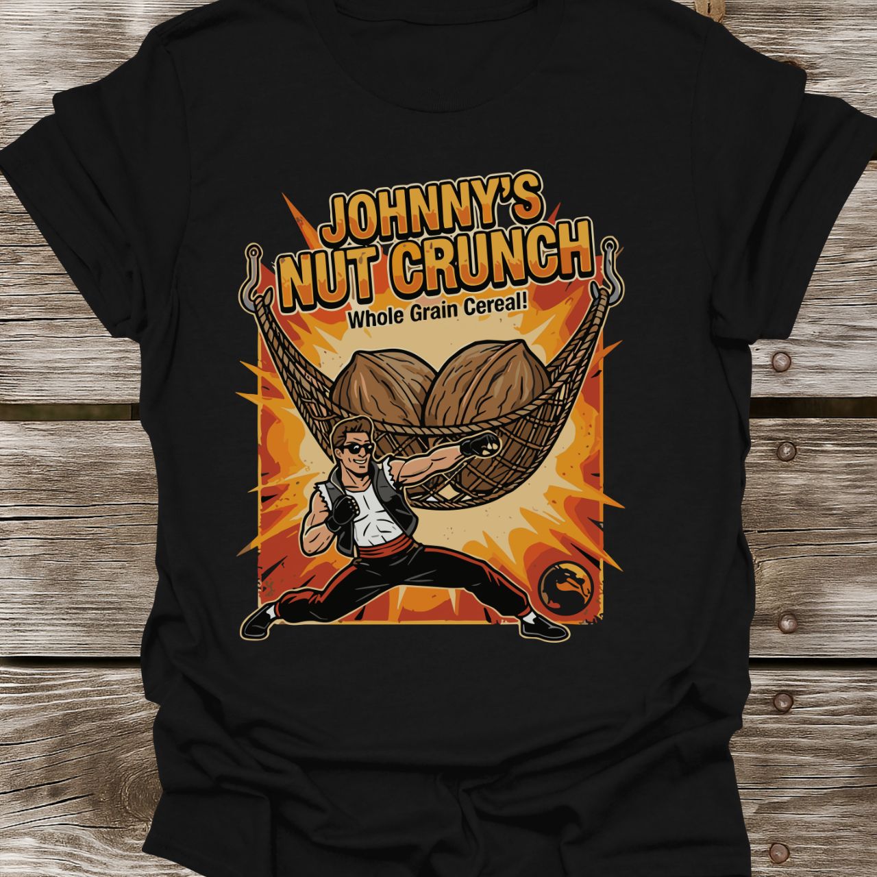 Johnny's Nut Crunch T-Shirt product thumbnail image Johnny's Nut Crunch T-Shirt product thumbnail image