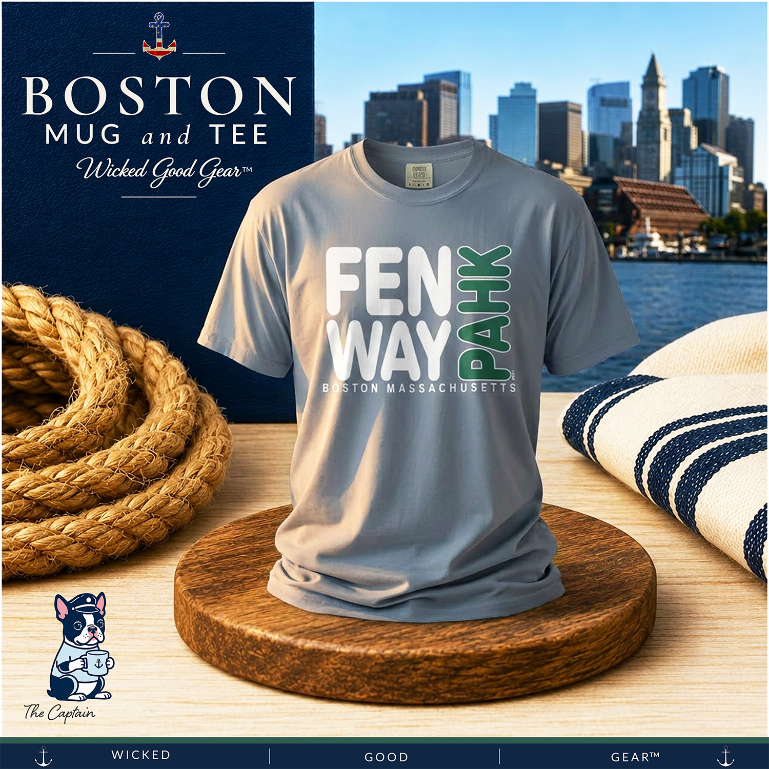 Fenway Park Shirt,Comfort Colors®,Boston Tee Shirt,Red Sox Shirt,Green Monstah Shirt,Boston Shirt,Boston Gift,Boston Accent Tee,Red Sox Gift product thumbnail image