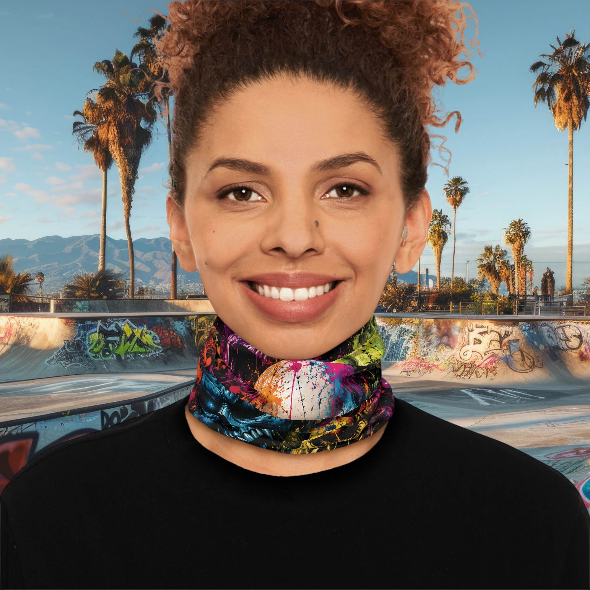 Custom Midweight Neck Gaiter product thumbnail image Custom Midweight Neck Gaiter product thumbnail image
